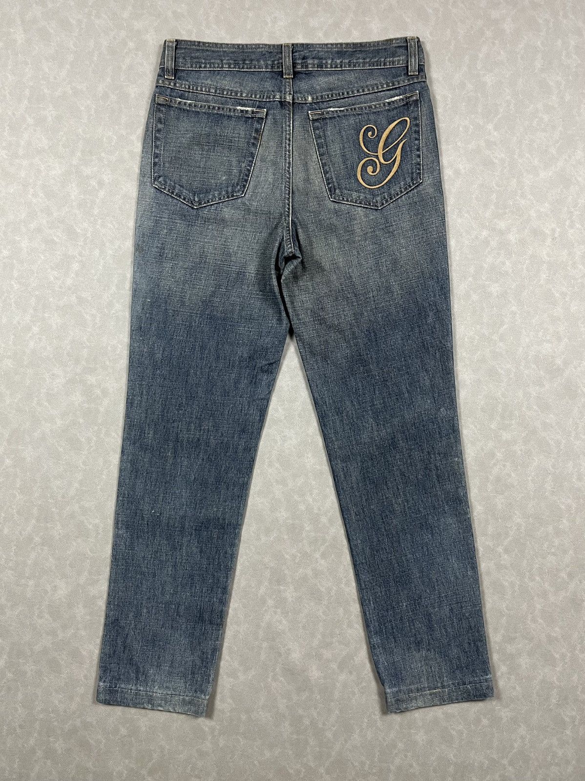 Gucci 90s Gucci denim pants Size 27" / US 4 / IT 40 - 2 Thumbnail