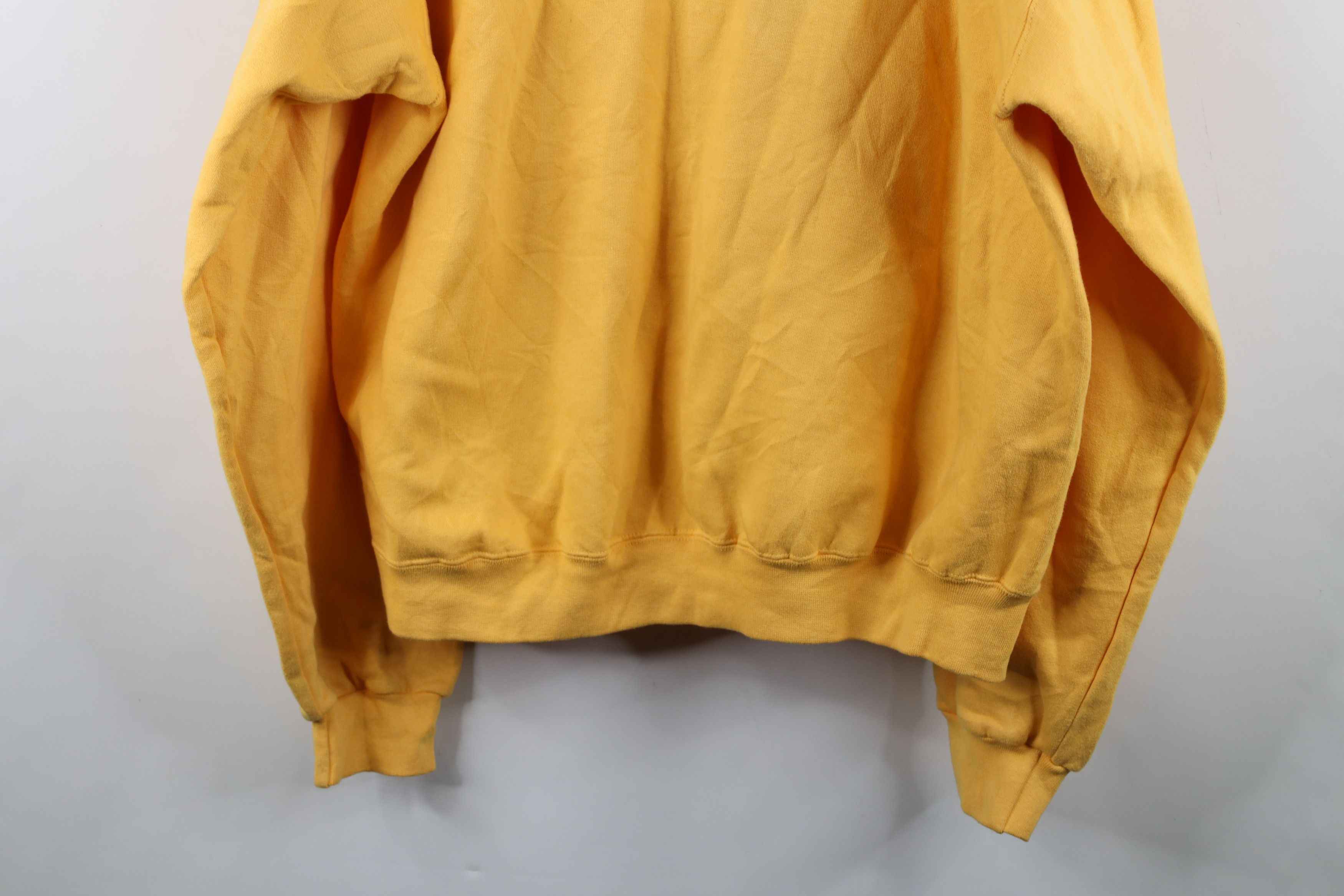Champion Vintage 90s Champion Overdye Hoodie Sweatshirt Yellow Size US L / EU 52-54 / 3 - 15 Thumbnail