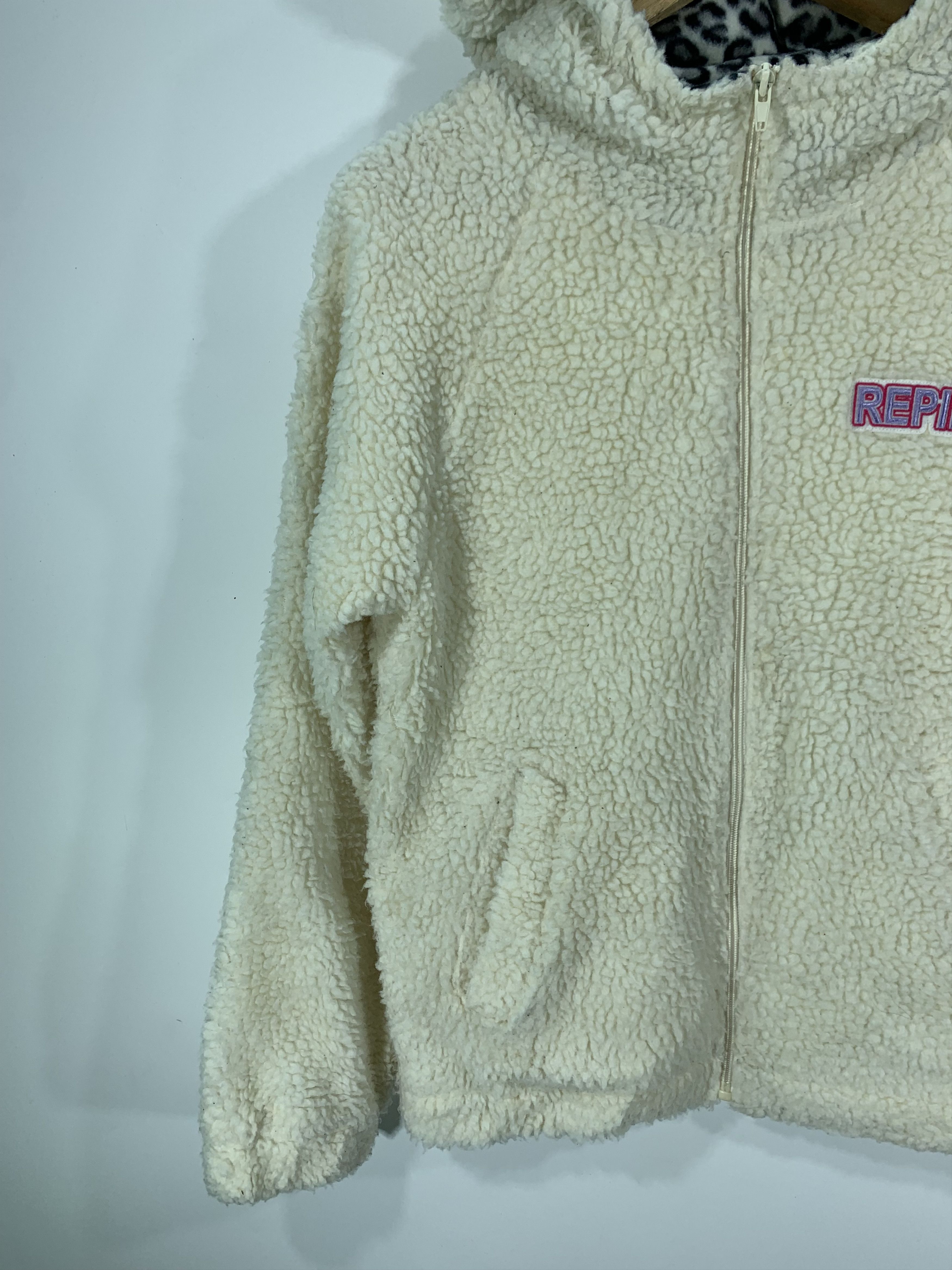 Japanese Brand Repipi Sherpa Fleece Hoodie Size US S / EU 44-46 / 1 - 3 Thumbnail
