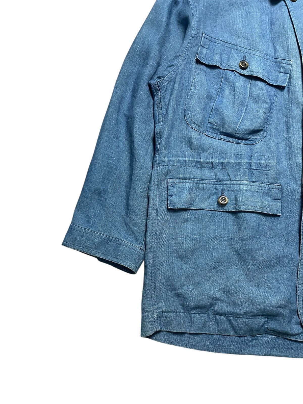 Issey Miyake 2000’s Intermezzo - Oversized Soft Denim Jacket Size US L / EU 52-54 / 3 - 4 Thumbnail