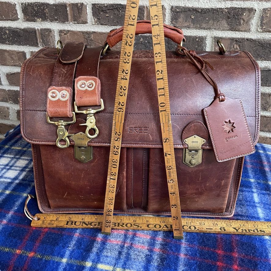 Handmade RARE 1980s BREE GERMANY LEATHER BRIEFCASE BAG R$1598 Size ONE SIZE - 1 Thumbnail