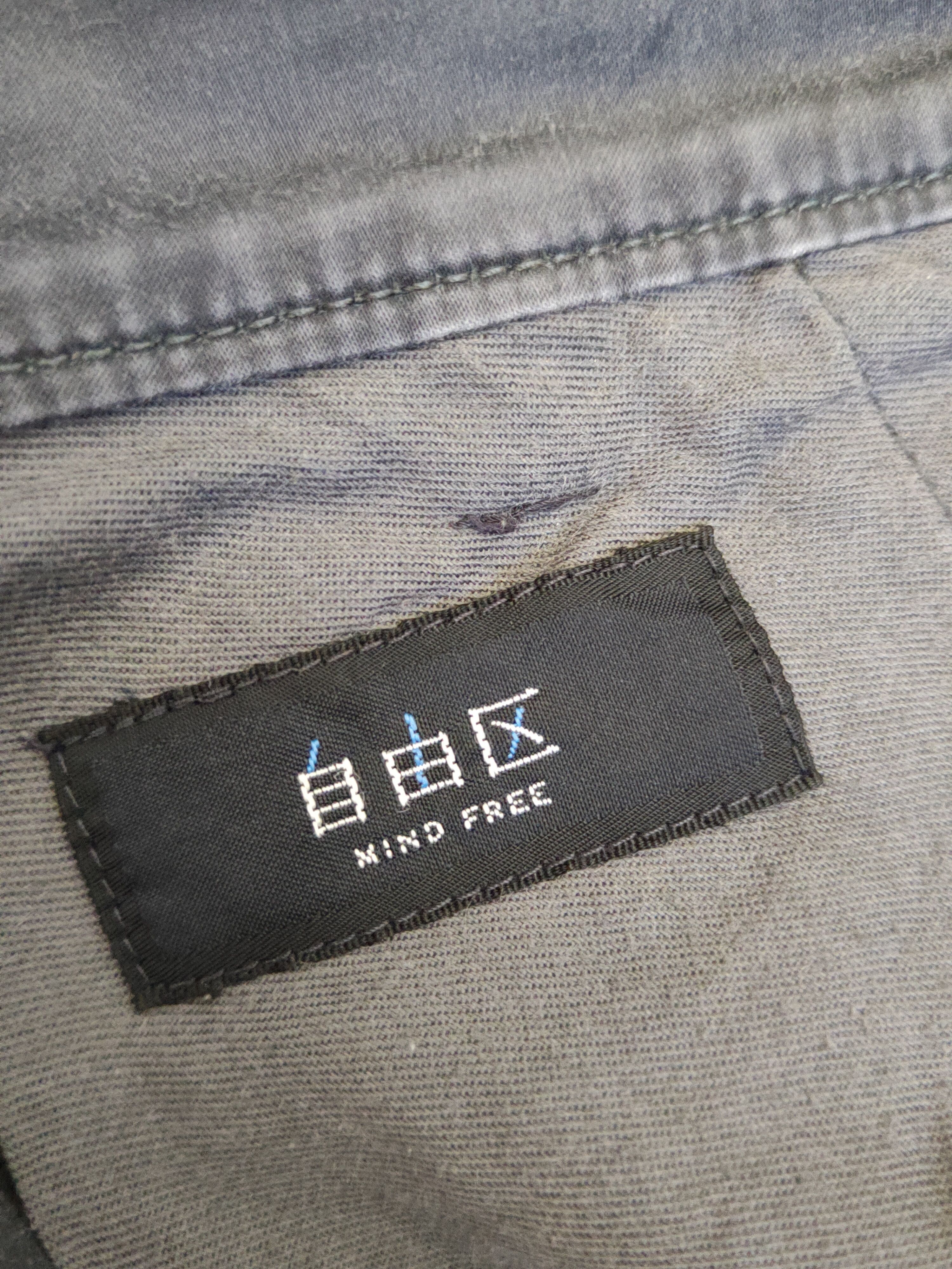 Japanese Brand Mind Free Gray Faded Multipocket Tactical Cargo Pants #S1723 Size US 30 / EU 46 - 14 Thumbnail