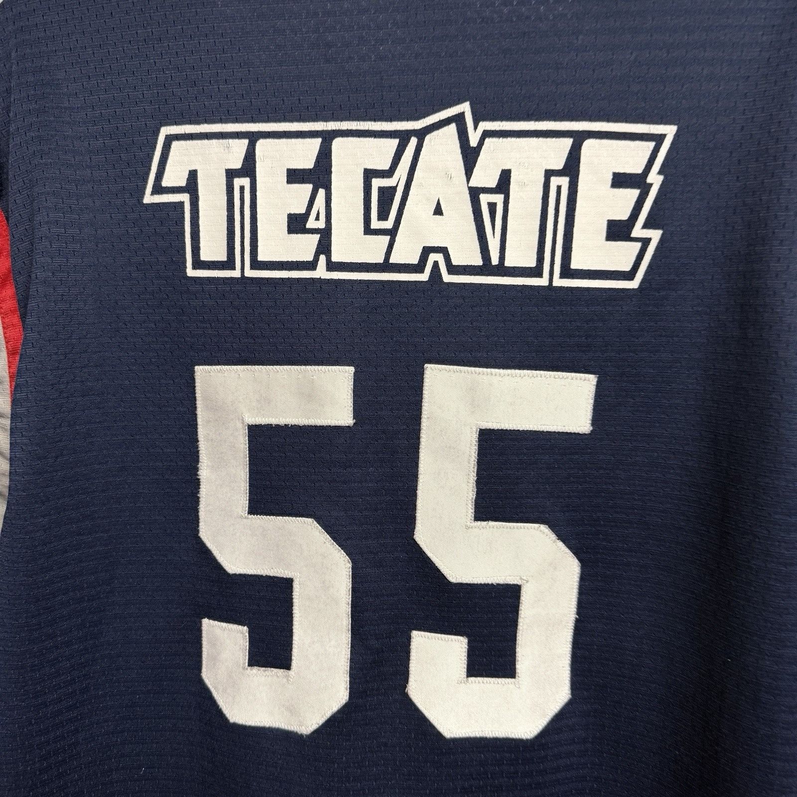 Vintage Vintage Tecate Jersey Mens 2XL Blue Mexican League Size US XXL / EU 58 / 5 - 4 Thumbnail