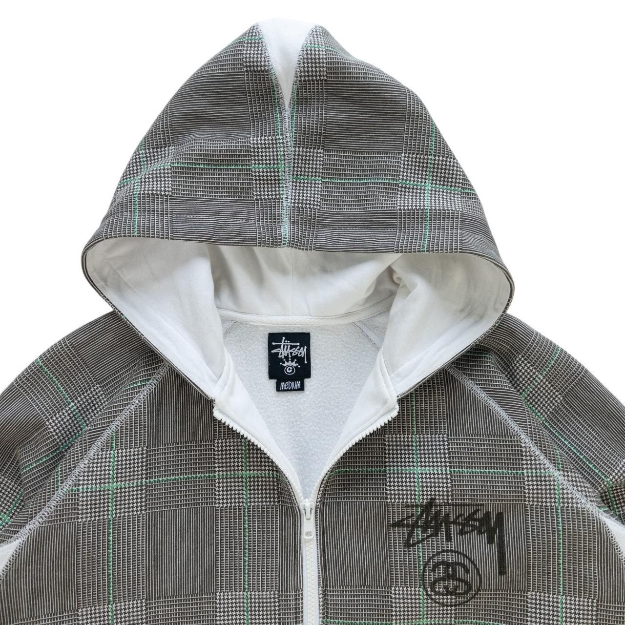 Stussy Vintage Stussy Check Zip Up Hoodie Size M Size US M / EU 48-50 / 2 - 3 Thumbnail