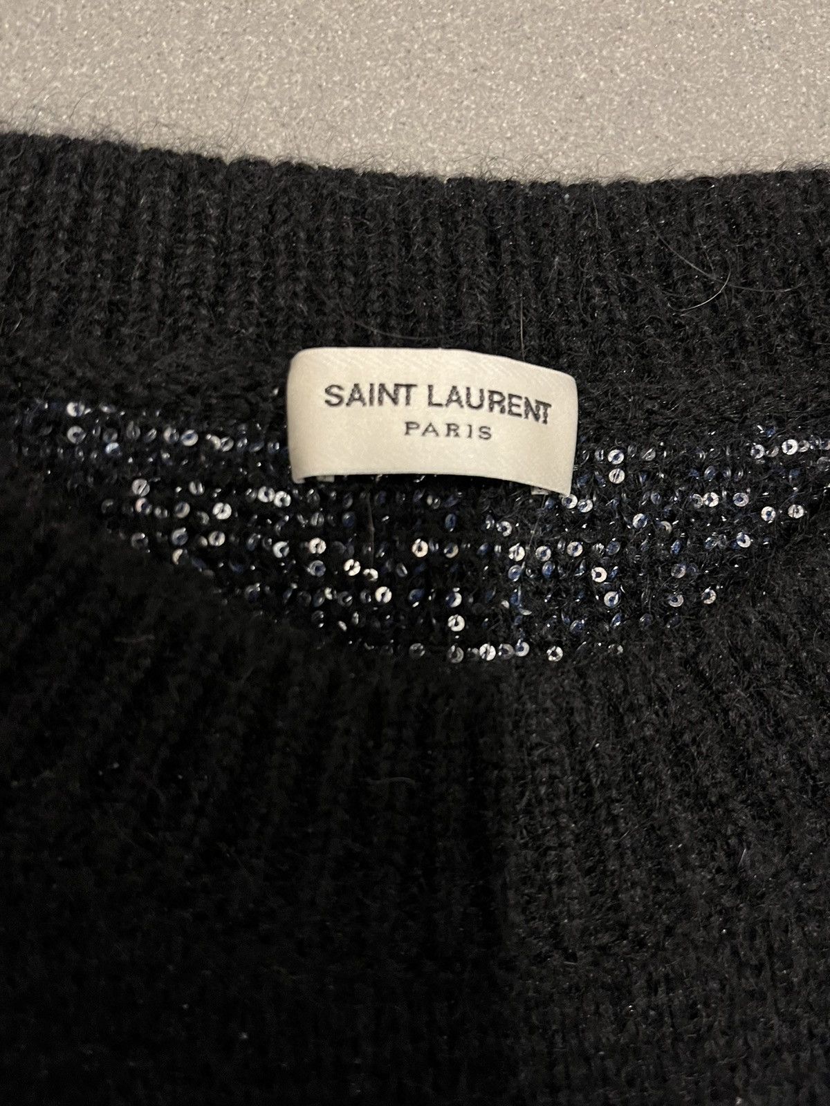 Saint Laurent Paris Saint Laurent FW18 Glitter Lightning Sweater Size US S / EU 44-46 / 1 - 3 Thumbnail