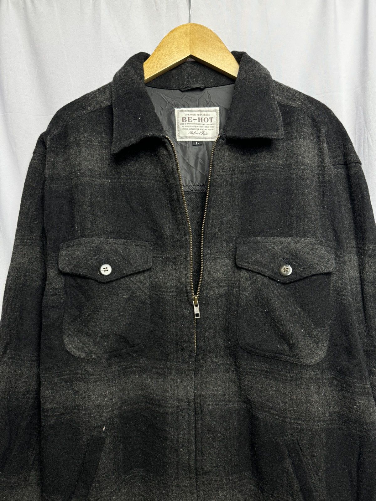 Hysteric Glamour Japanese Be-Hot Plaid Zipper Jacket Size US M / EU 48-50 / 2 - 1 Thumbnail