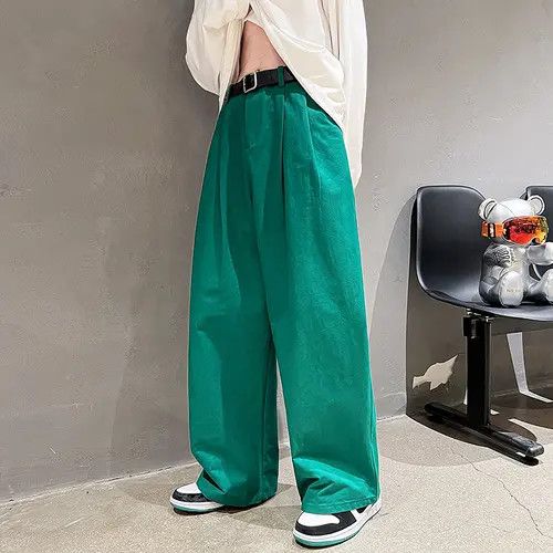 Jean Green Baggy Pants Size US 32 / EU 48 - 3 Thumbnail