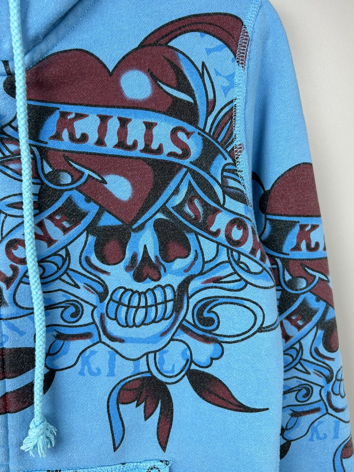 Christian Audigier × Ed Hardy × Vintage Vintage Ed Hardy Zip Up Hoodie Size XL / US 12-14 / IT 48-50 - 12 Thumbnail