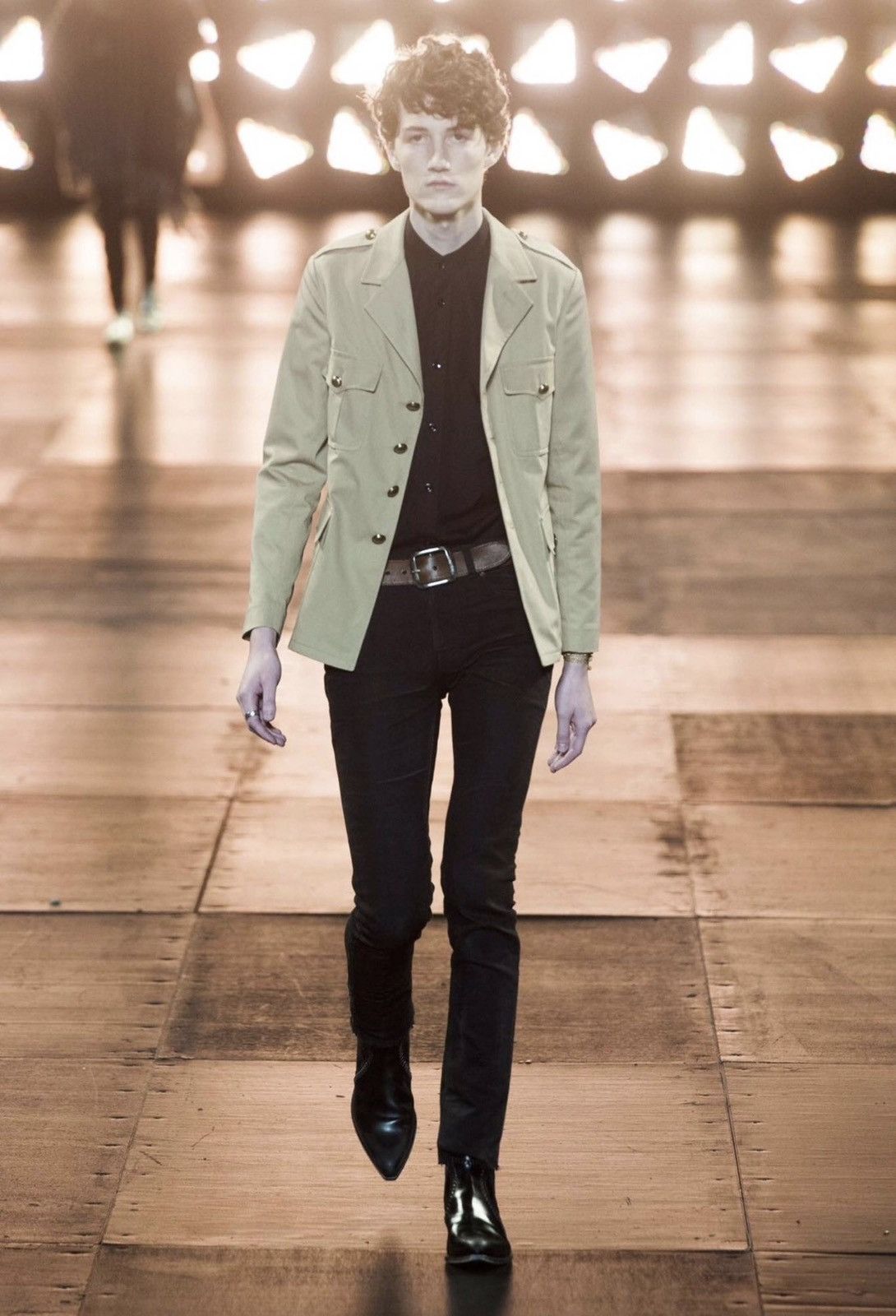 Saint Laurent Paris Saint Laurent SS15 Psych Rock Safari Blazer Jacket Runway Size US L / EU 52-54 / 3 - 1 Thumbnail