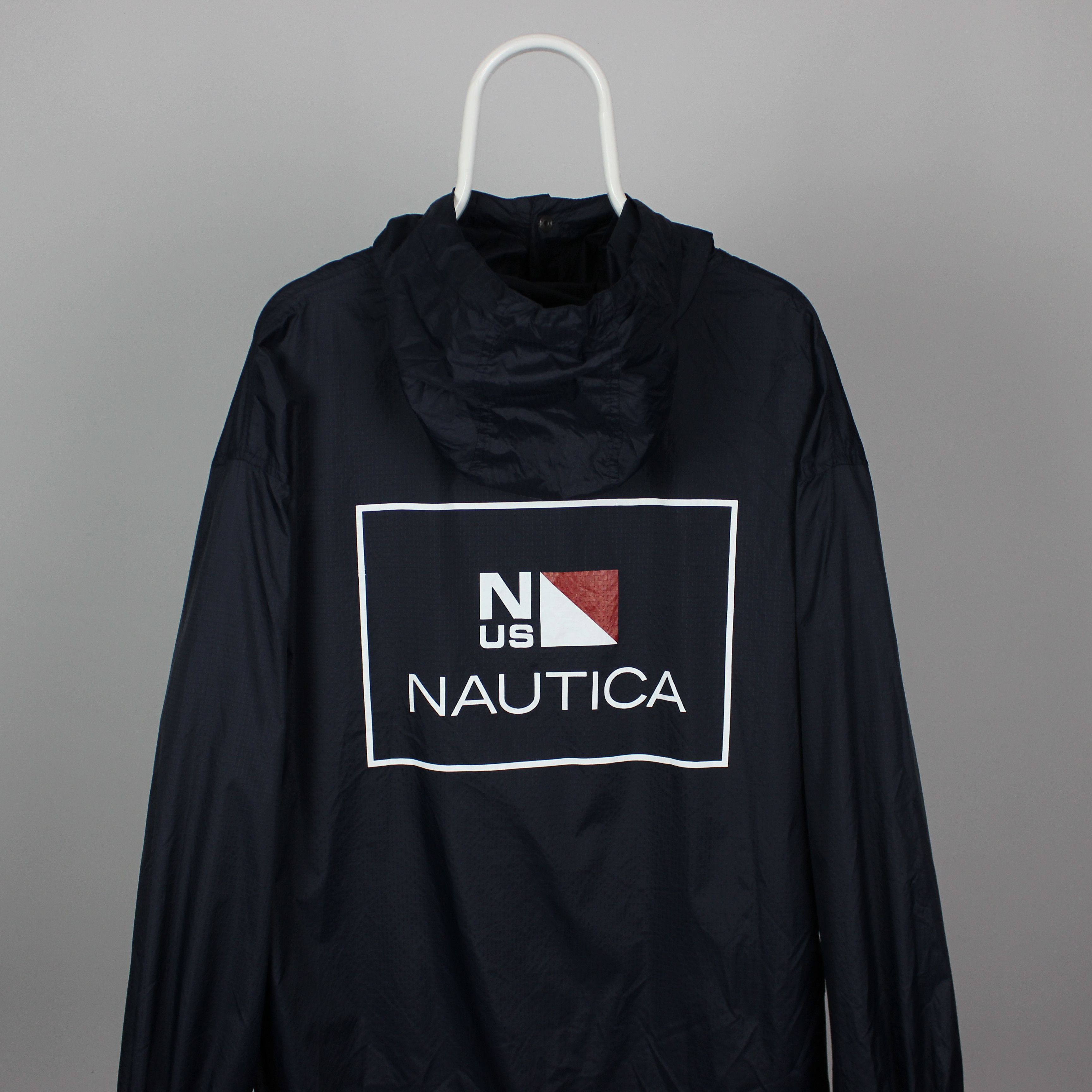Nautica Nautica anorak raincoats jacket big logo L XL Size US XL / EU 56 / 4 - 1 Thumbnail