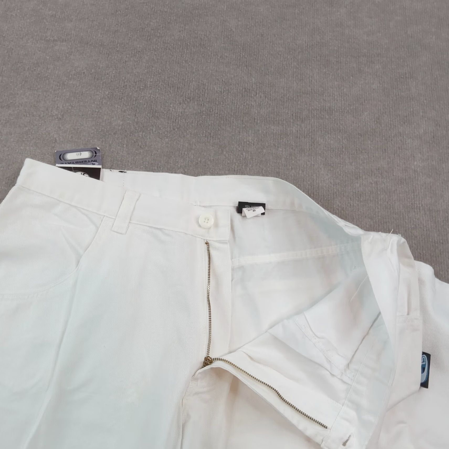 Vintage VINTAGE Interstate Cargo Pants Mens 40 Cargo Pants Adult Regular White Wide-Leg 90s Mens Size US 38 / EU 54 - 6 Thumbnail