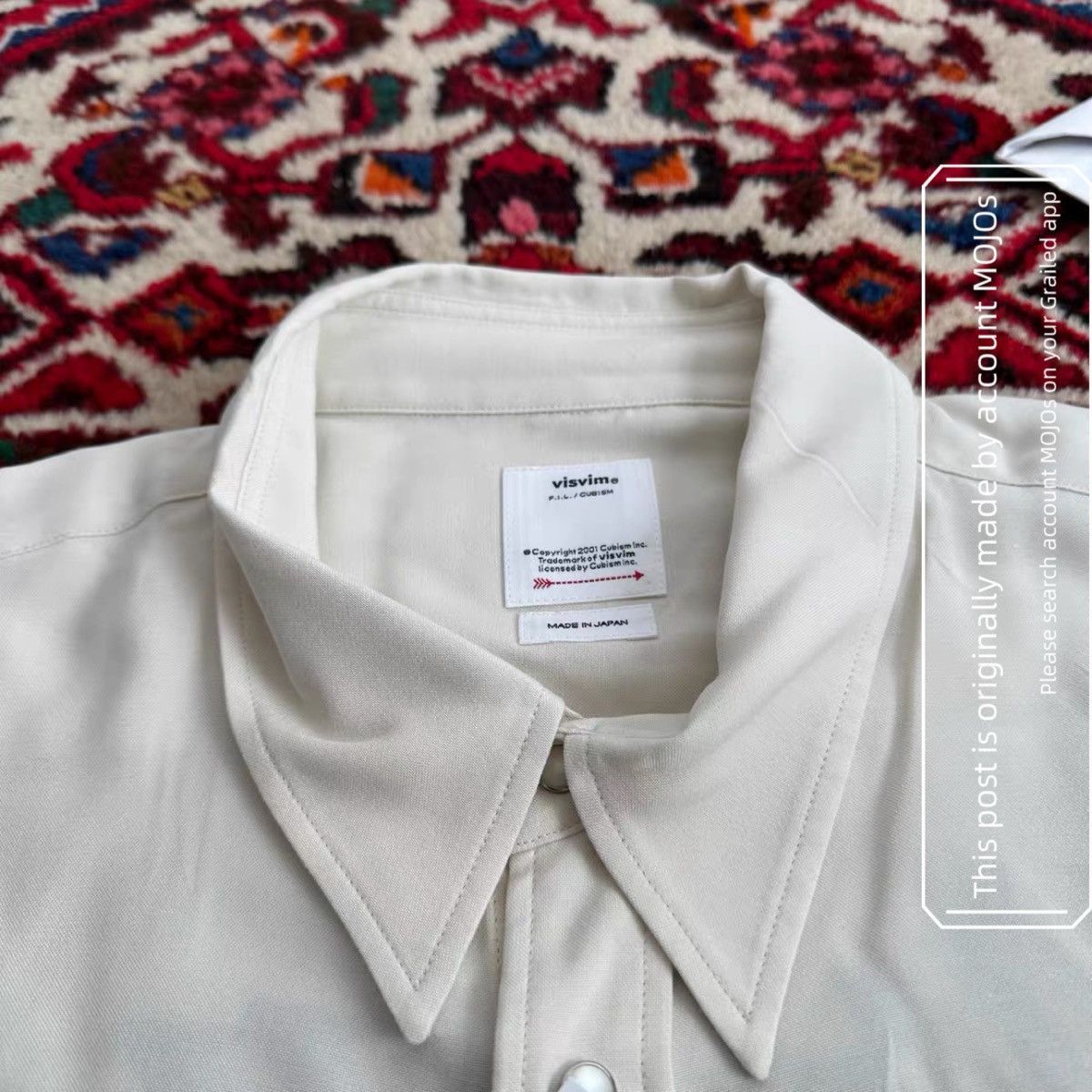 Visvim Sz 3 Visvim 26AW Meridian Shirt L/S Shirt mo.jos553 Size US L / EU 52-54 / 3 - 5 Thumbnail