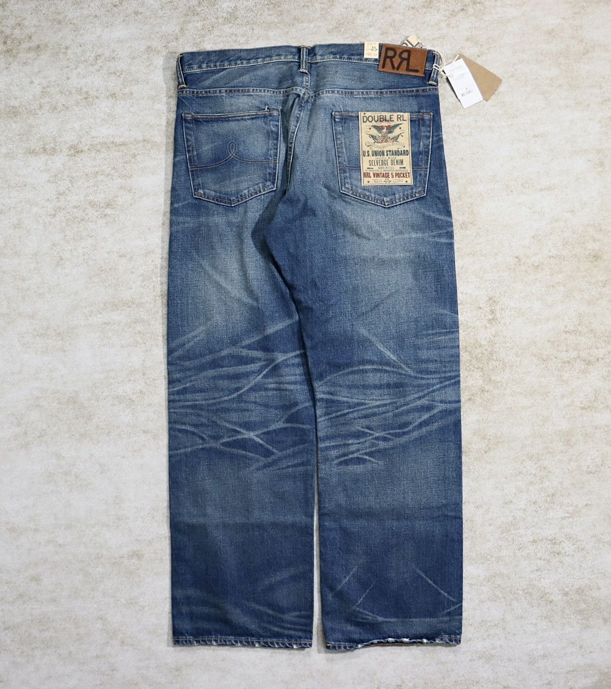 Ralph Lauren Ralph Lauren RRL 5 pocket jeans Double RL，W36L32 Size US 36 / EU 52 - 2 Thumbnail