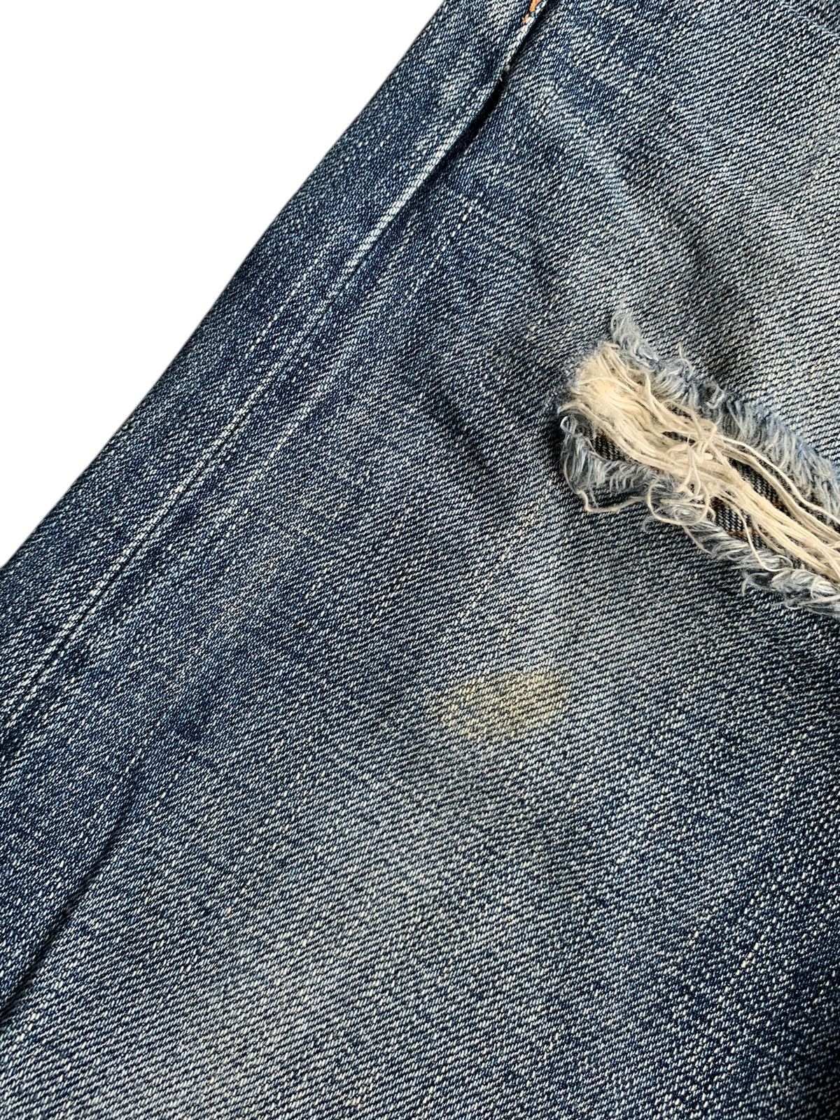 Edwin × Kapital × Vintage EDWIN SELVEDGE REDLINE JAPANESE DISTRESSED DENIM Size US 29 - 17 Thumbnail
