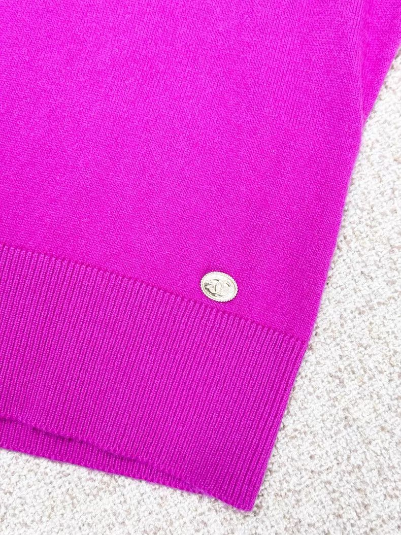 Chanel Chanel 20A Kangpeng Street Show Purple Cashmere Suspender Size XS / US 0-2 / IT 36-38 - 4 Thumbnail