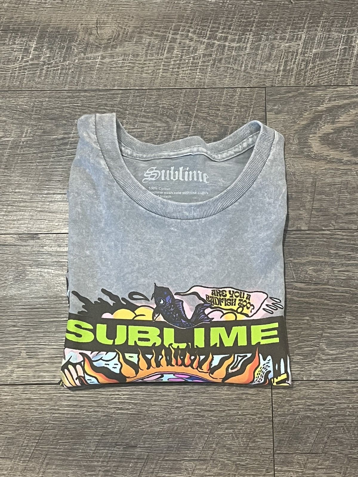 Band Tees × Vintage Sublime Gray Tee Shirt Size Large Size US L / EU 52-54 / 3 - 5 Thumbnail