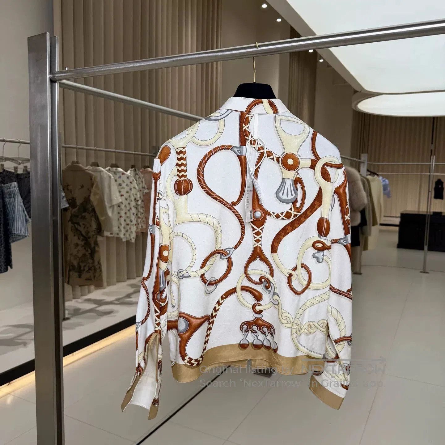 Hermes Hermes Silk Chain Zip Jacket 34. Size US XS / EU 42 / 0 - 3 Thumbnail