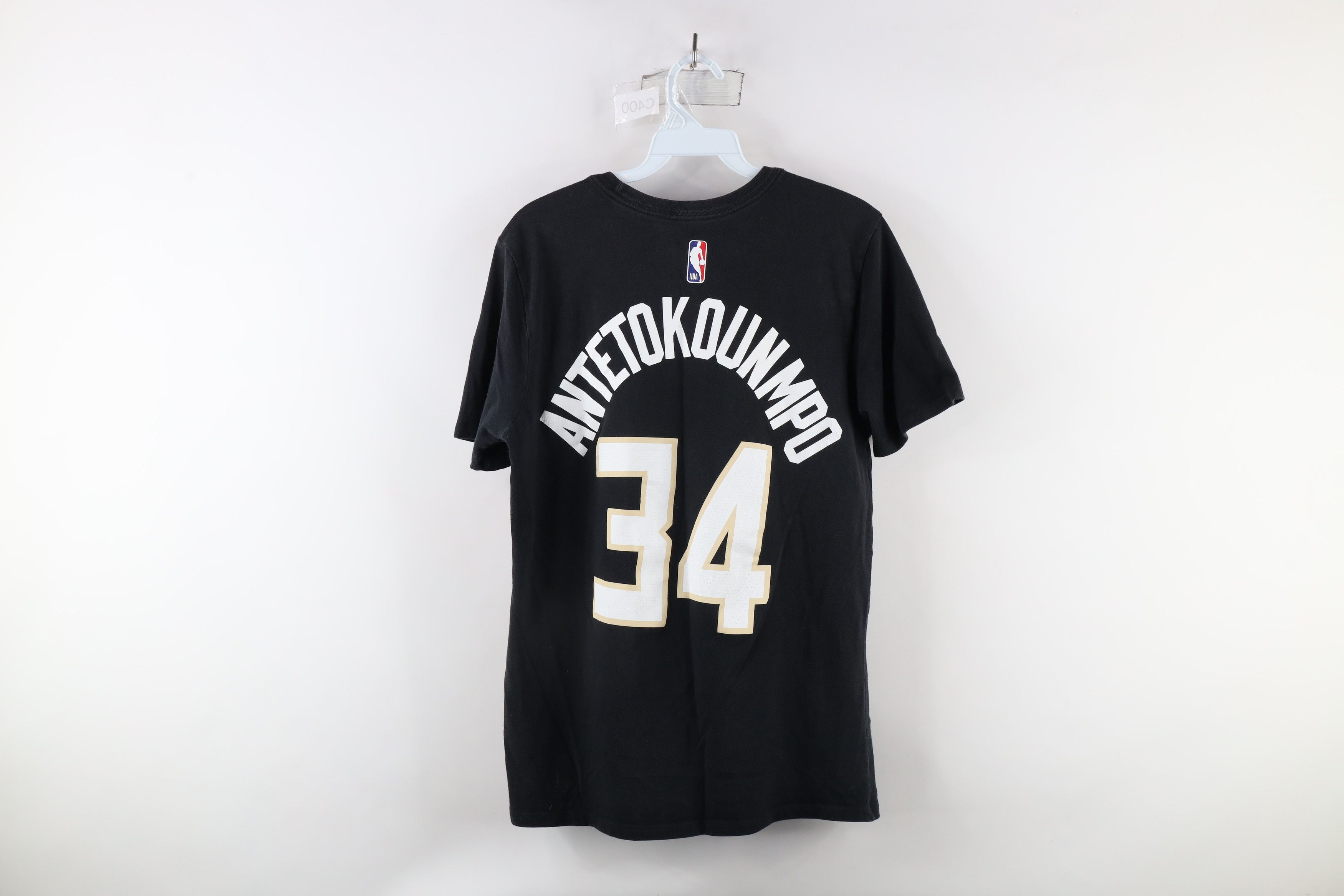 Nike × Vintage Nike Antetokounmpo Milwaukee Bucks Basketball T-Shirt Black Size US M / EU 48-50 / 2 - 12 Thumbnail