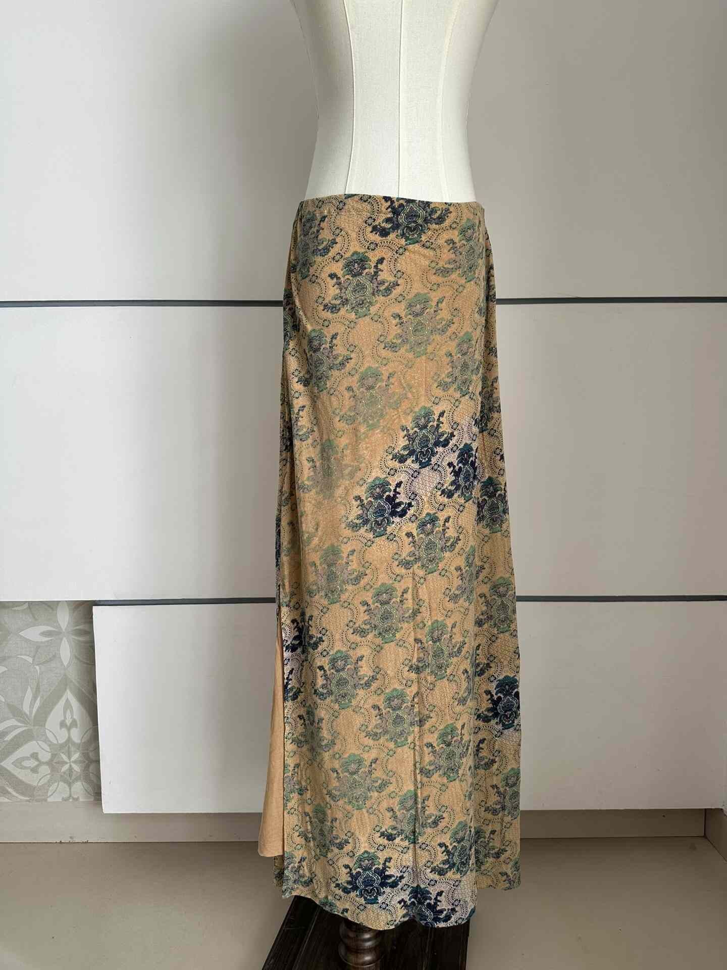 Issey Miyake ISSEY MIYAKE size3 Retro, ethnic-style long dress| Size 29" - 1 Thumbnail