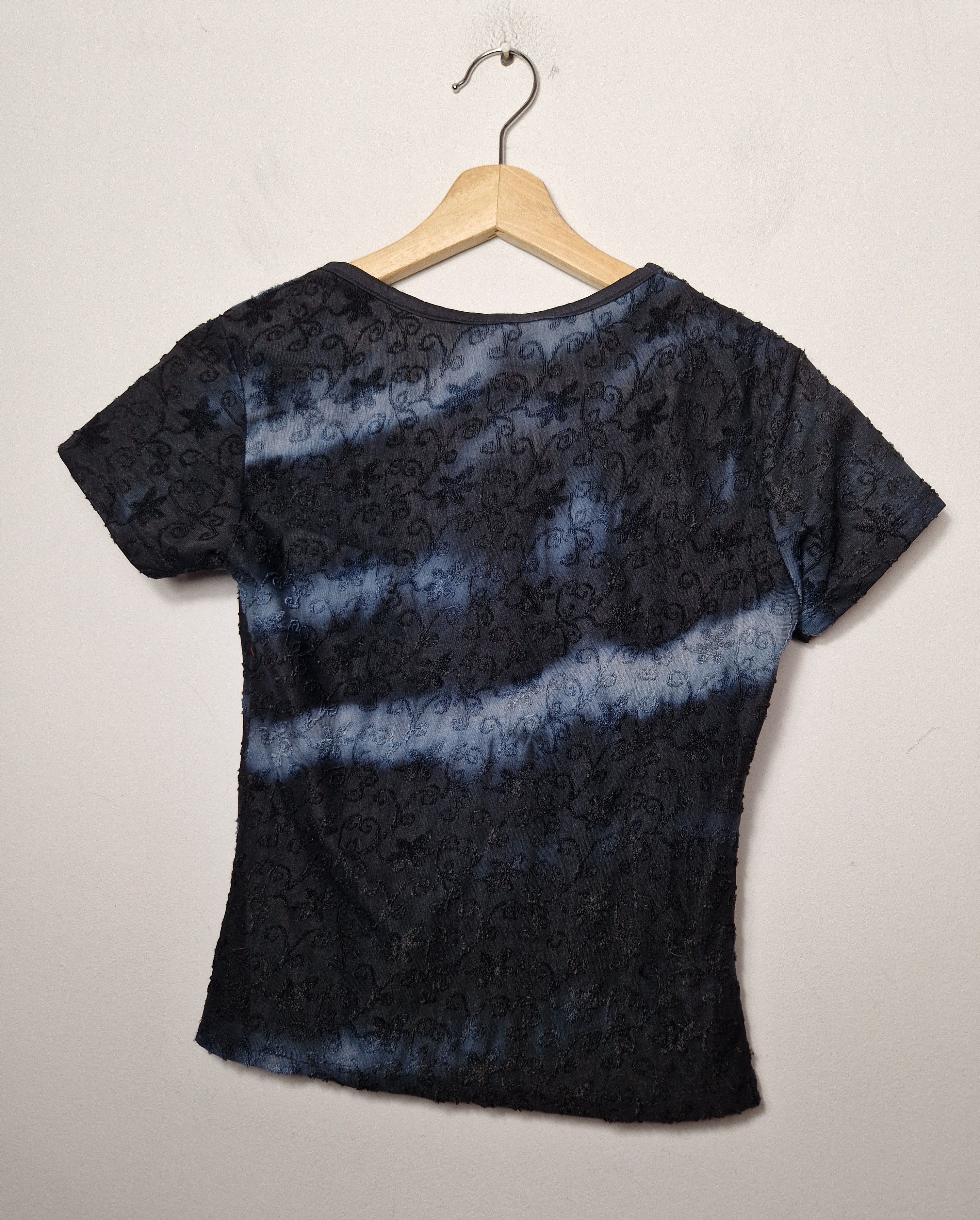 If Six Was Nine × Japanese Brand vintage floral mesh top Size M / US 6-8 / IT 42-44 - 7 Thumbnail