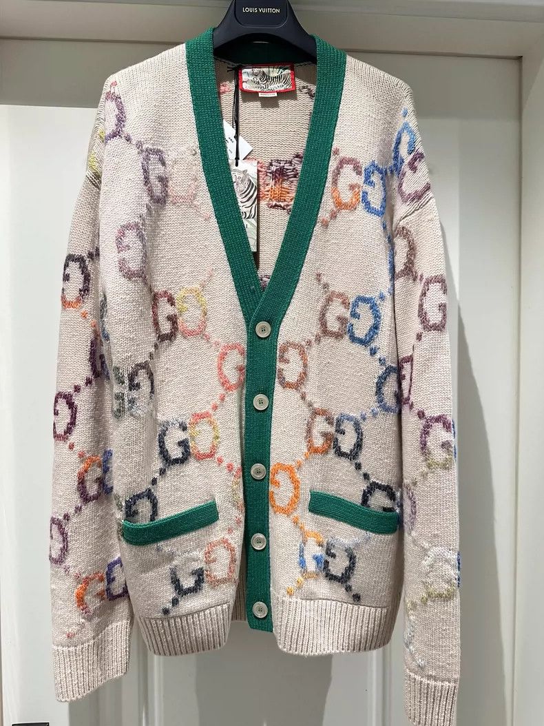 Gucci Gucci Old-fashioned wool cardigan jacket 2504-Nextarrow Size M / US 6-8 / IT 42-44 - 1 Thumbnail
