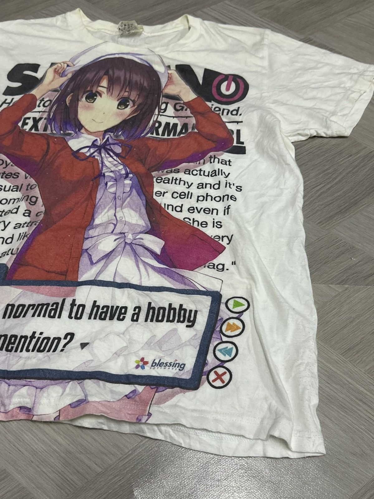 Anime Cospa x Anime Saekano Megumi Katou Character T-Shirt Size US M / EU 48-50 / 2 - 3 Thumbnail