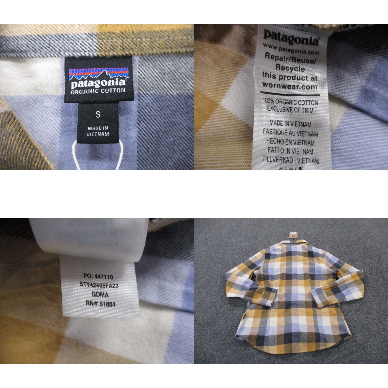 Patagonia Patagonia Shirt Womens S Plaid Organic Cotton Fjord Flannel Work Casual 42405 Size S / US 4 / IT 40 - 8 Thumbnail