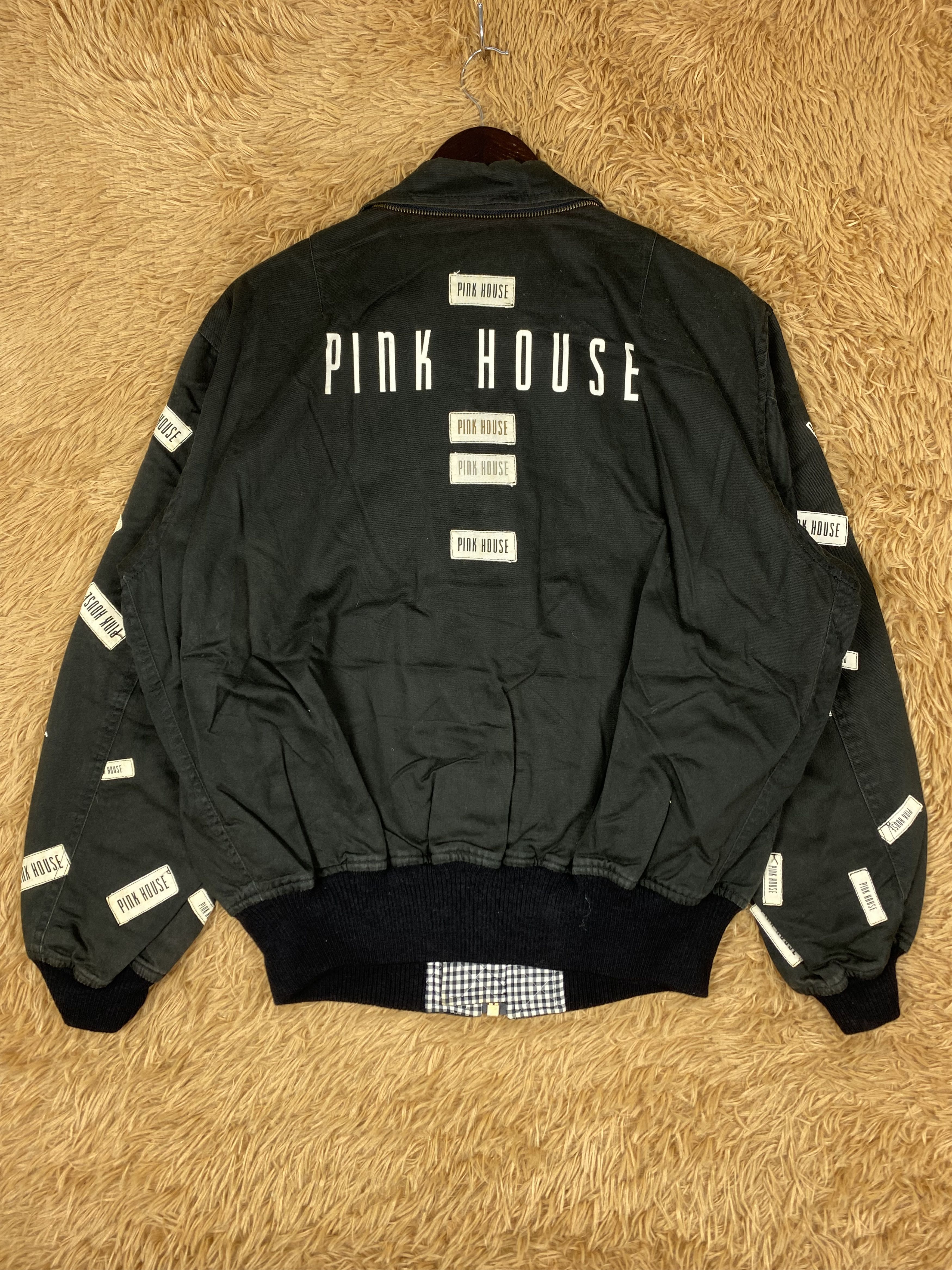 Pink House Vintage Pink House Bombers Jacket DJ0931 Size US L / EU 52-54 / 3 - 5 Thumbnail
