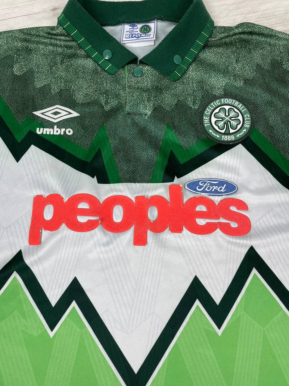 Umbro Umbro Celtic Glasgow 1991 1992 Away Shirt Soccer Jersey Size US M / EU 48-50 / 2 - 6 Thumbnail