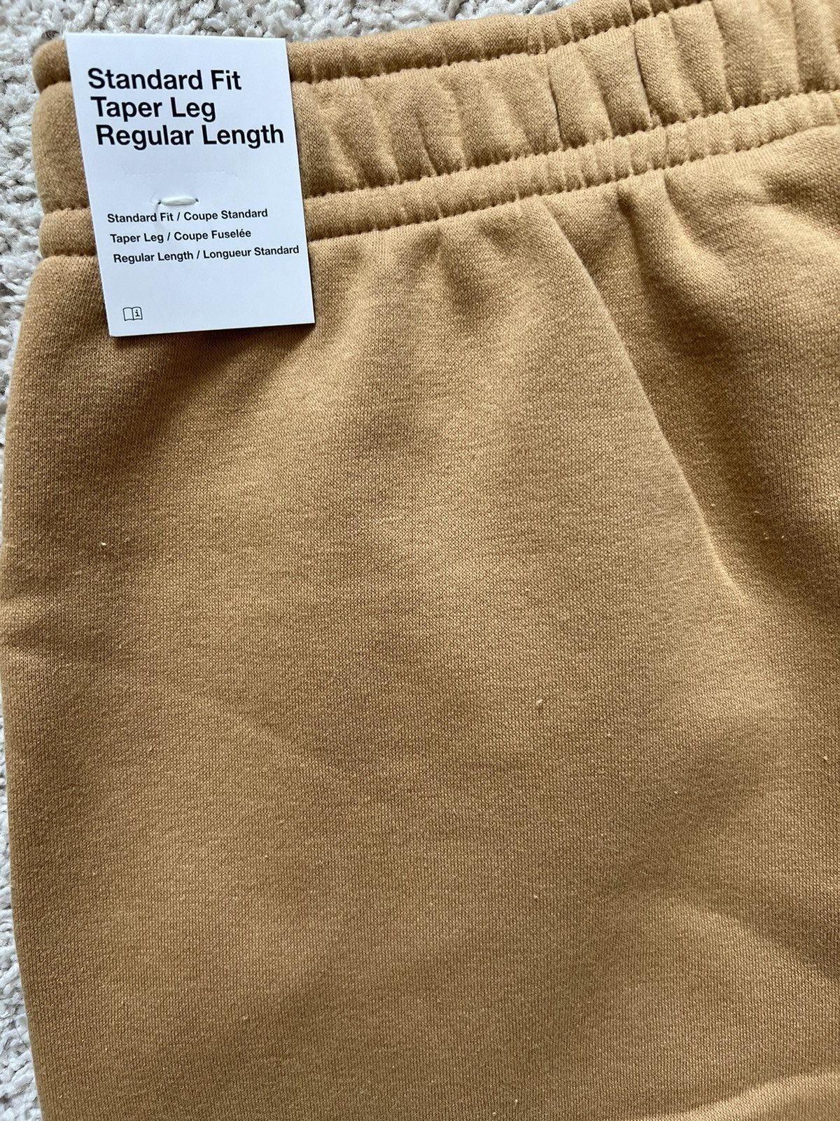 Nike Nike NSW Club Fleece Joggers Tapered Gold Size US 32 / EU 48 - 7 Thumbnail