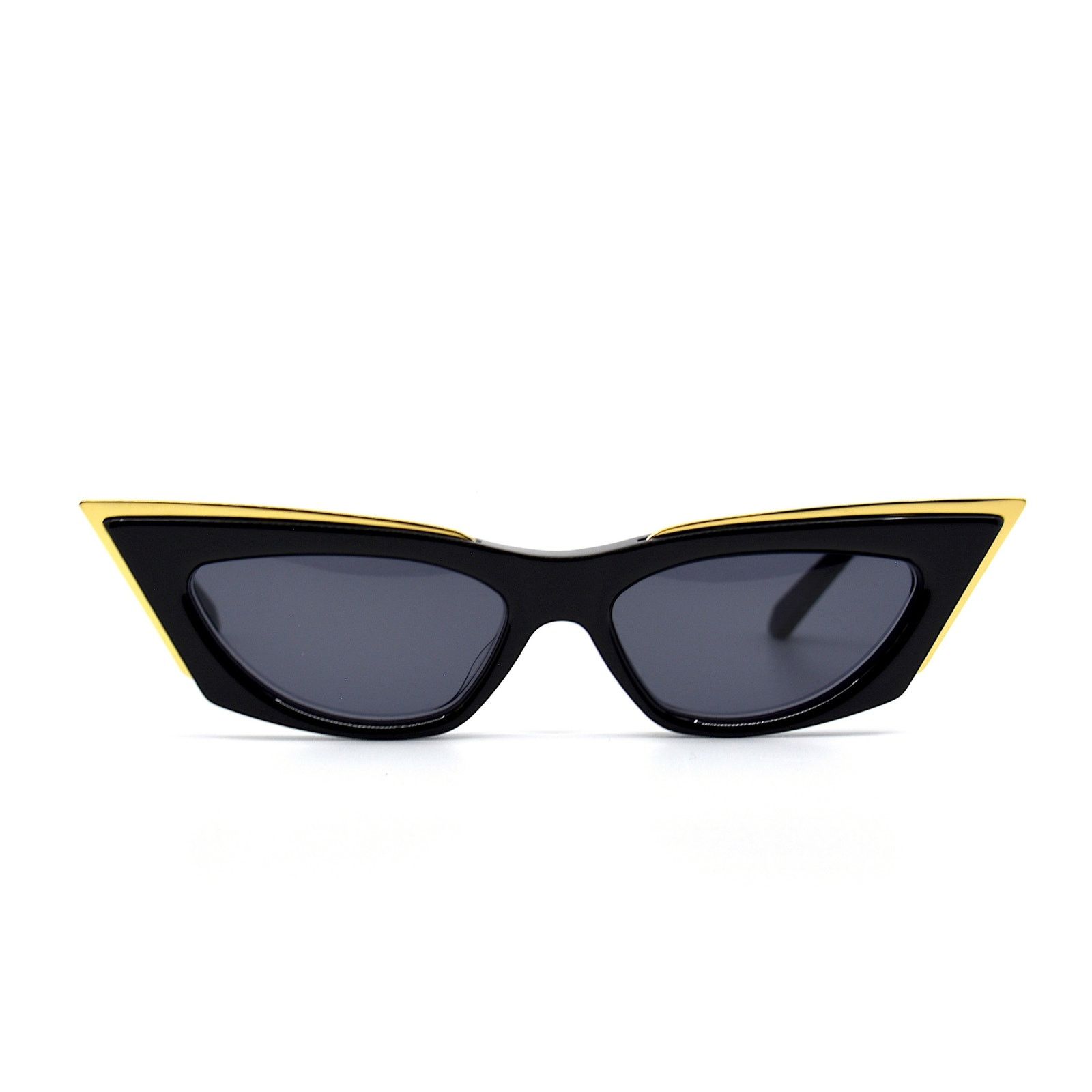 Valentino NEW Valentino V Goldcut I VLS113 Black Gold Sunglasses Size ONE SIZE - 3 Thumbnail