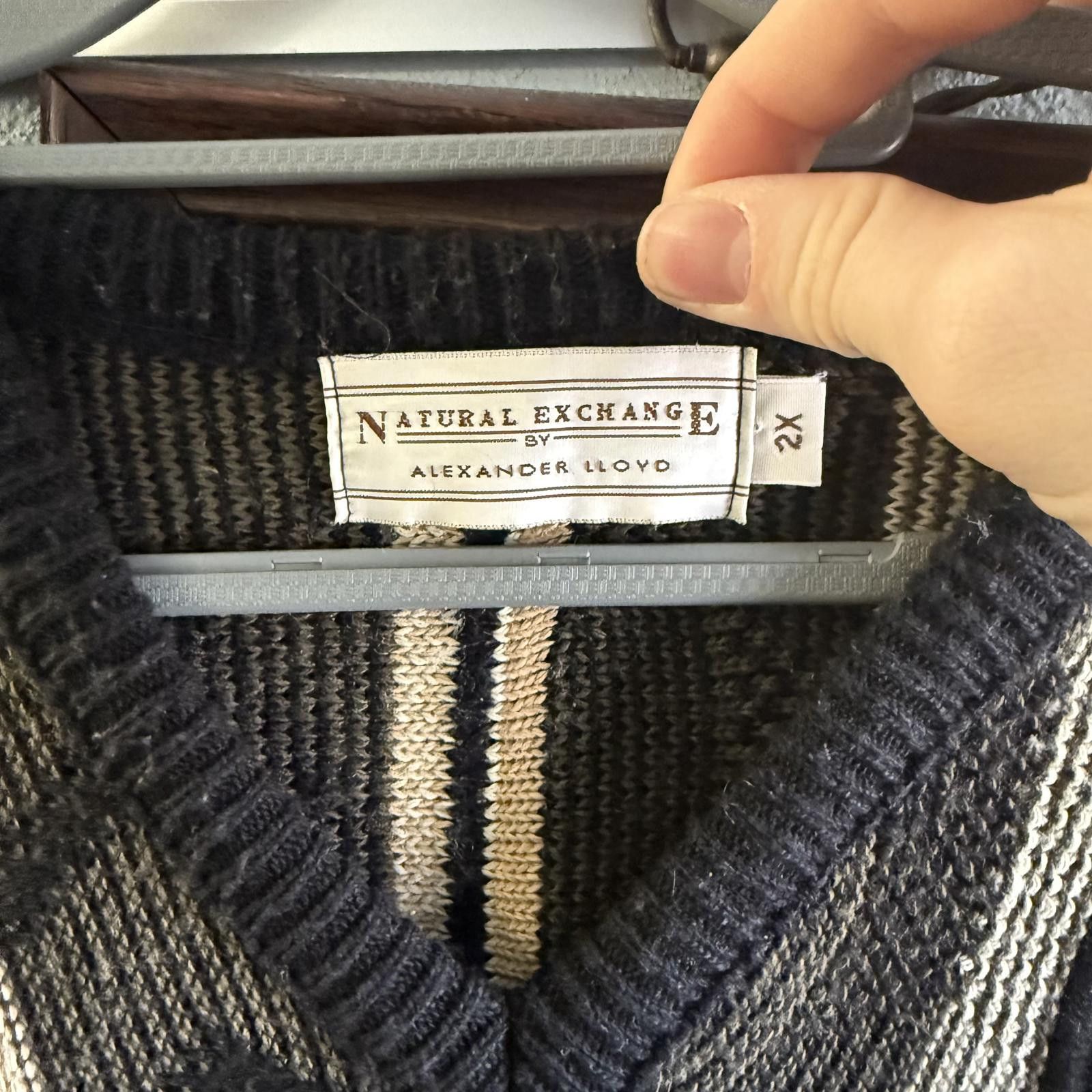 Designer Vintage Coogi Style Natural Exchange by Alexander Lloyd Size US XXL / EU 58 / 5 - 3 Thumbnail