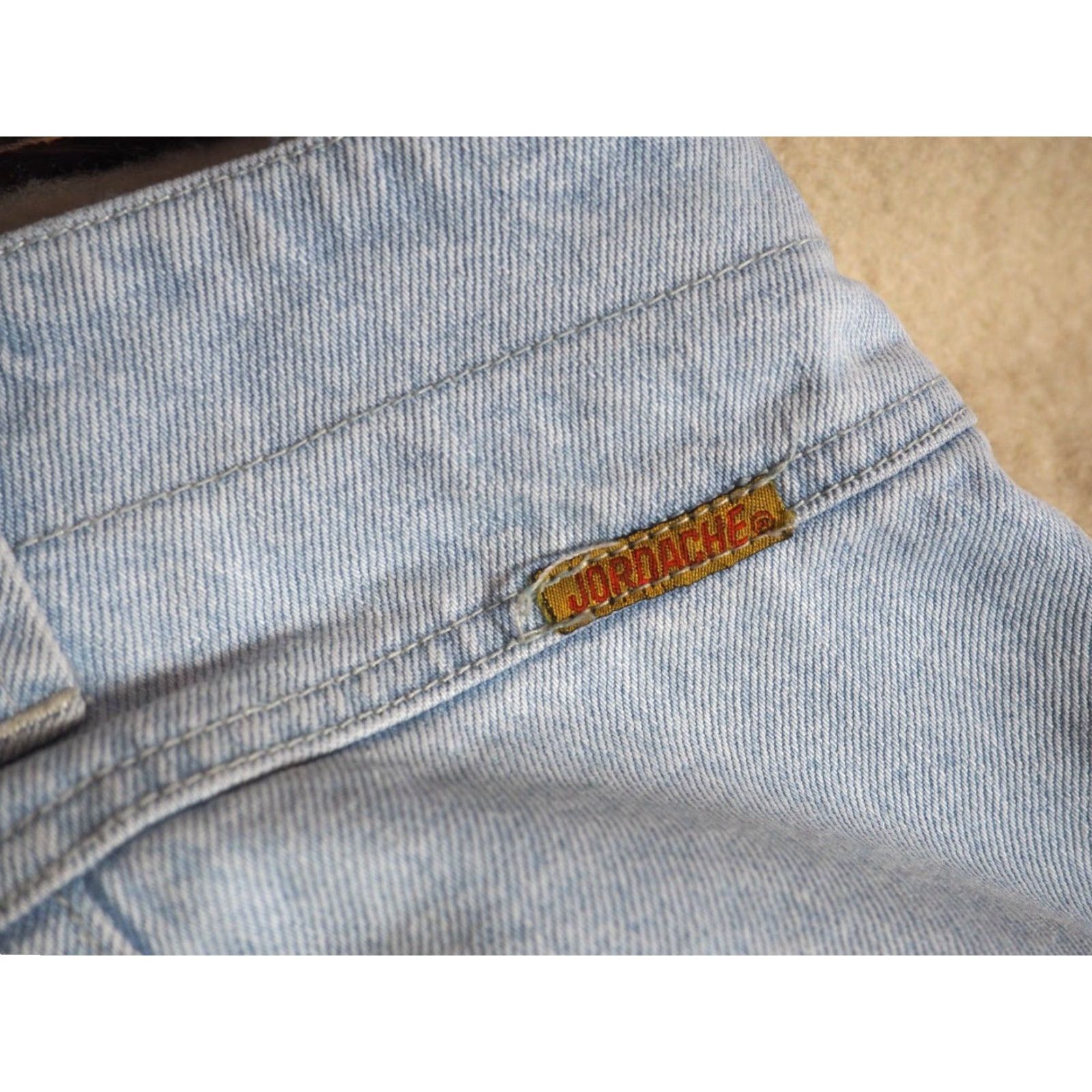 Jordache VTG 80s 90s Jordache Light Wash High Waist Mom Western Blue Denim Jeans 36x27 Size 25" / US 0 / IT 36 - 5 Thumbnail