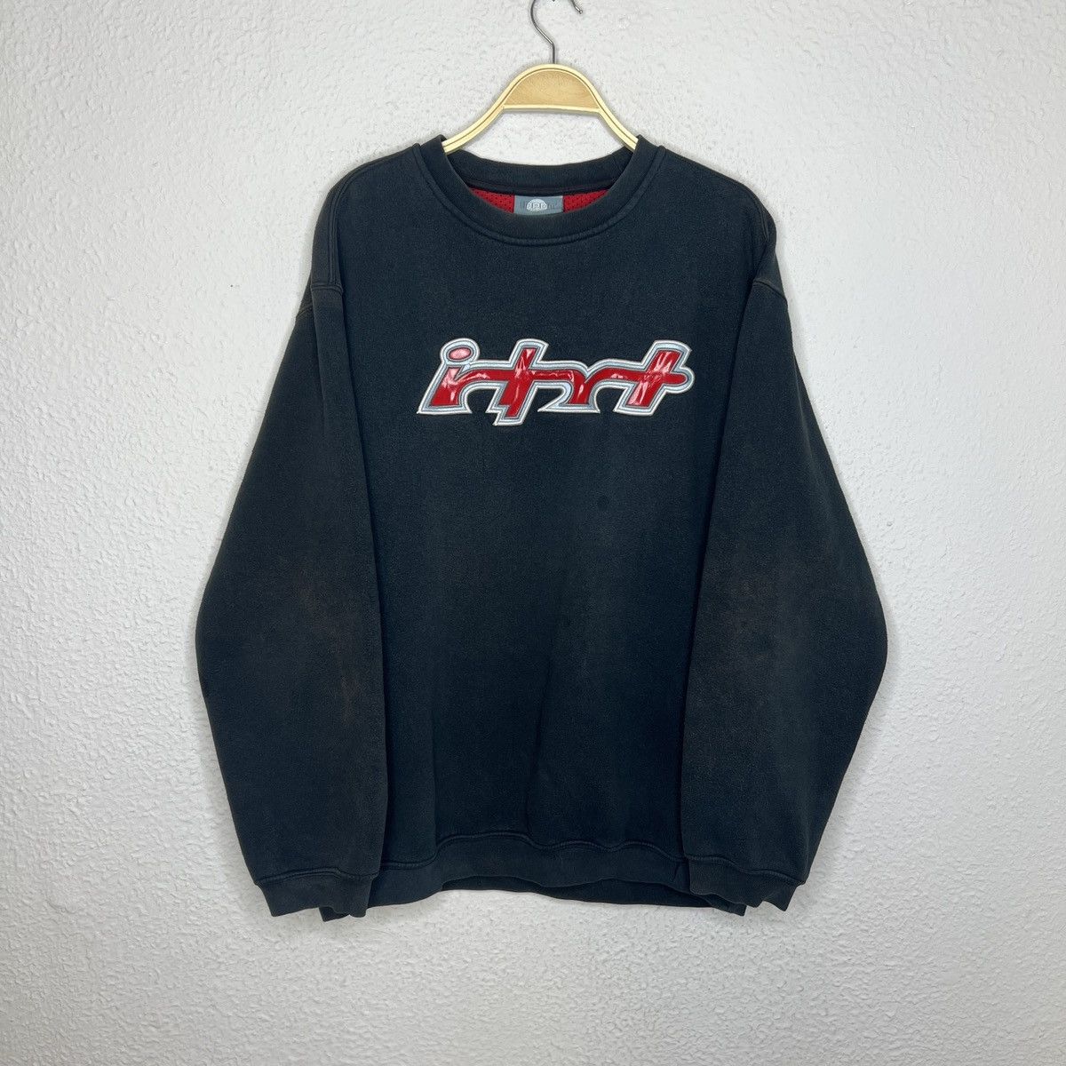 Japanese Brand × Vintage Vintage Faded IDPDT Rap Hip Hop Japanese Style Sweatshirt Size US XL / EU 56 / 4 - 1 Thumbnail
