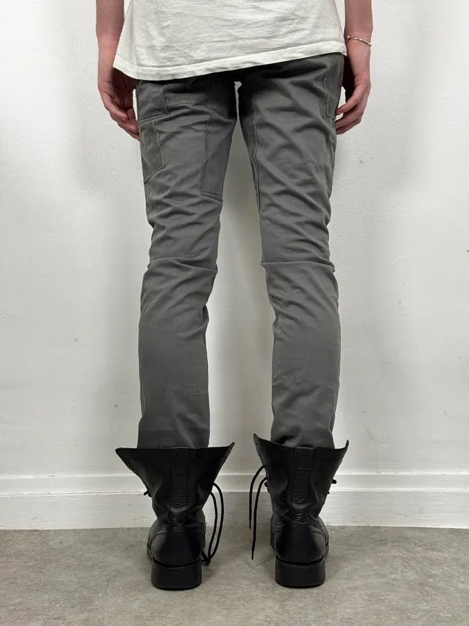 Dolce & Gabbana AW2011 Dolce & Gabbana Grey Patchwork Slim Pants Size US 28 / EU 44 - 4 Thumbnail