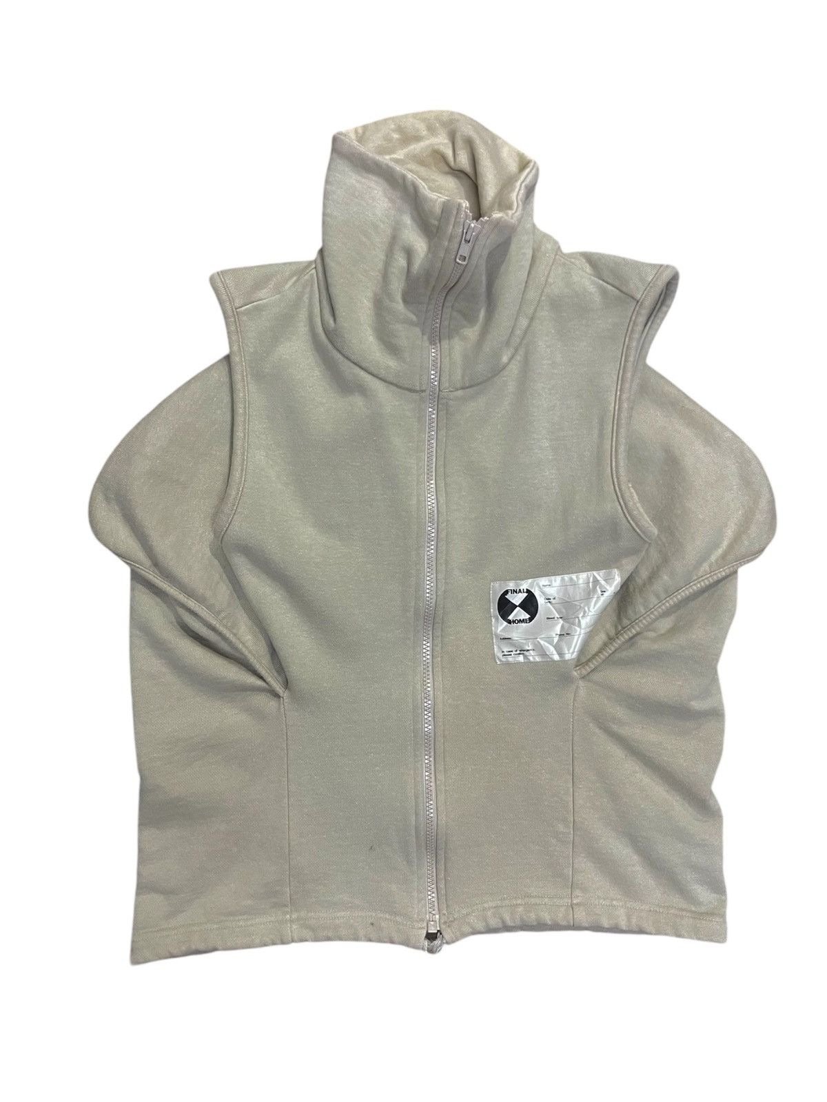 Final Home Vintage 90s Final Home Issey Miyake Reconstructed Vest Size US M / EU 48-50 / 2 - 2 Thumbnail