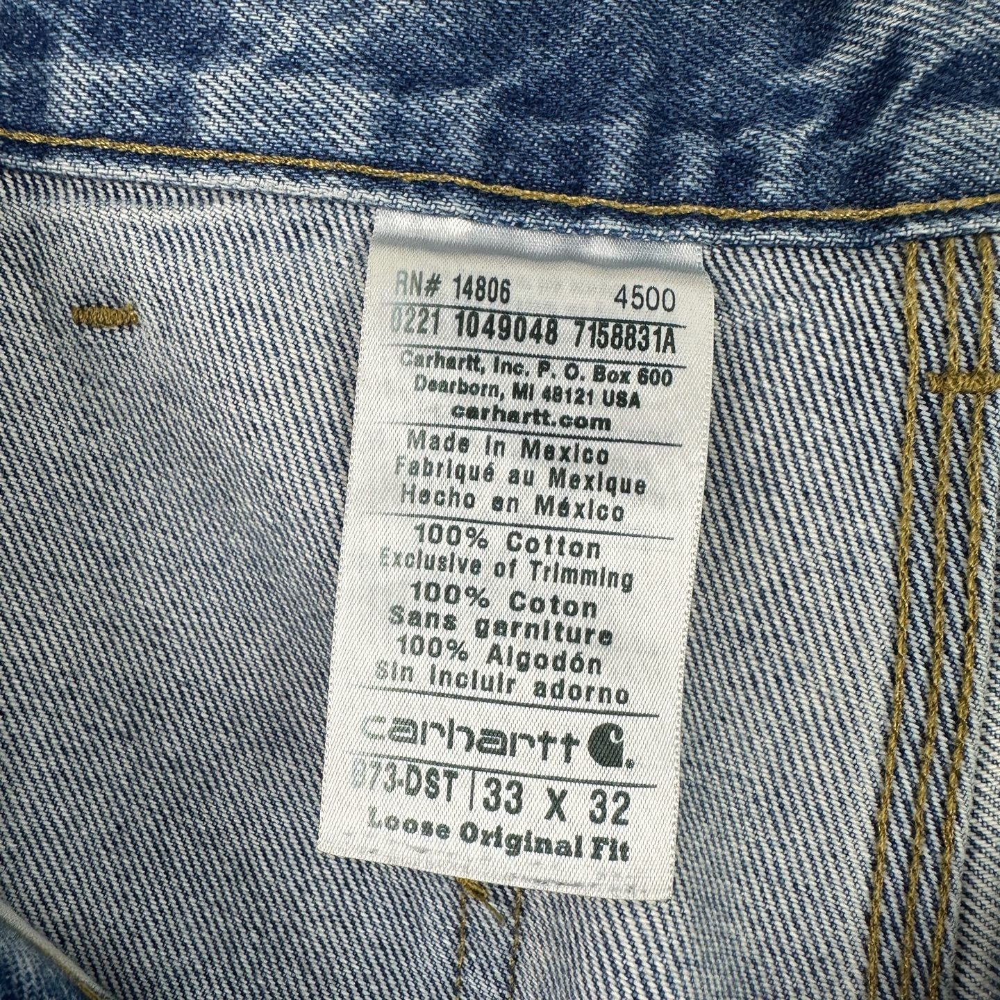 Carhartt Carhartt B73 Washed Distressed Logging Pants Size US 33 - 5 Thumbnail