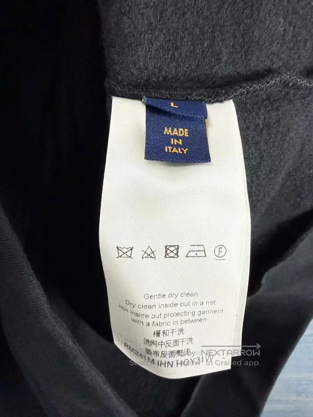 Louis Vuitton Louis Vuitton Black Gradient Embroidered Sweatshirt. Size US L / EU 52-54 / 3 - 4 Thumbnail