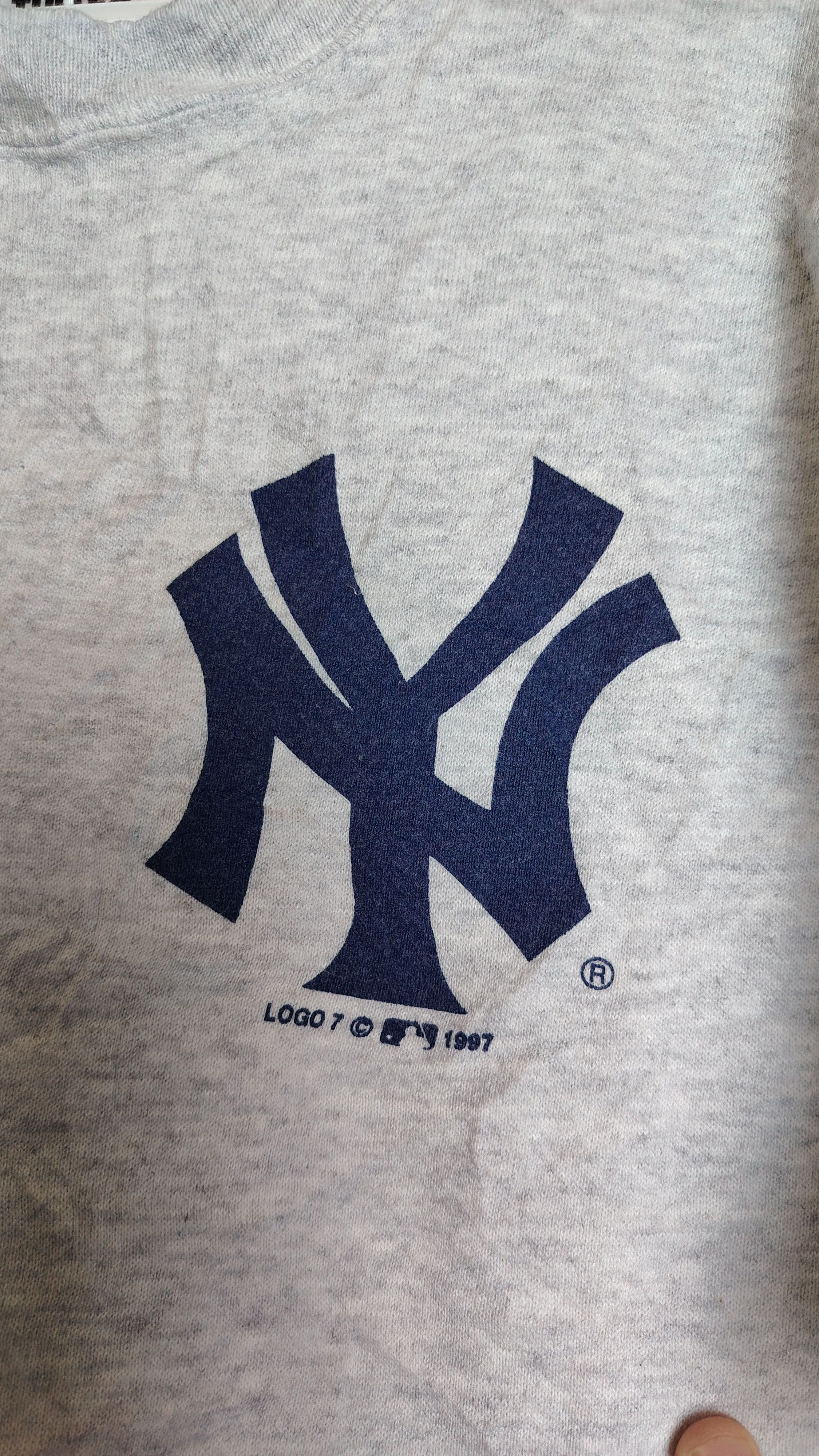 MLB Vintage 90’s MLB New York Yankees Nutmeg Embroidery NY Size US L / EU 52-54 / 3 - 3 Thumbnail