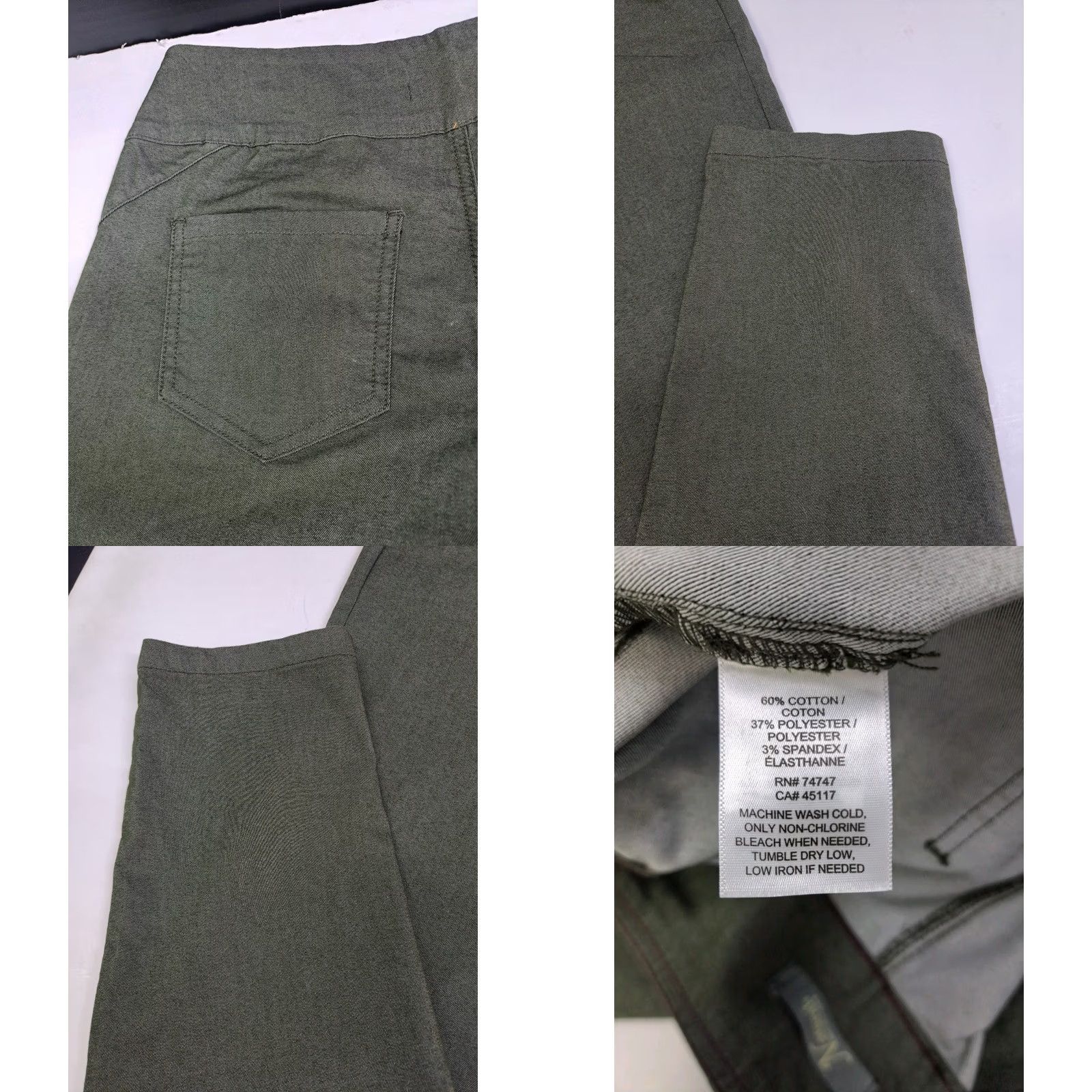 Vintage NWT Natural Reflections Jeans Straight Leg Dark Wash 8 Womens Size 8 Regular Inseam 29 Reflective Pockets Denim Cotton Polyester Spandex Size 30" / US 8 / IT 44 - 8 Thumbnail