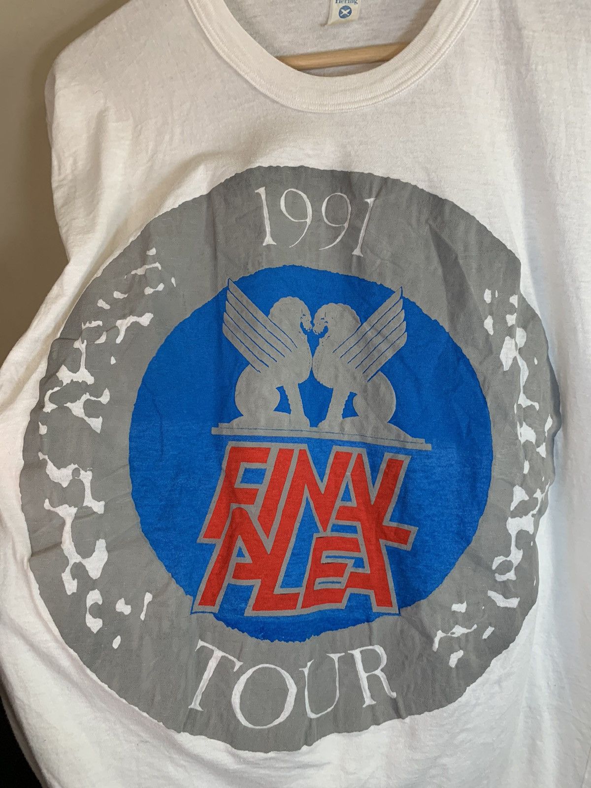 Band Tees × Vintage *RARE* Vintage 1991 Final Plea Tour Single Stitch T-Shirt Size US XL / EU 56 / 4 - 2 Thumbnail