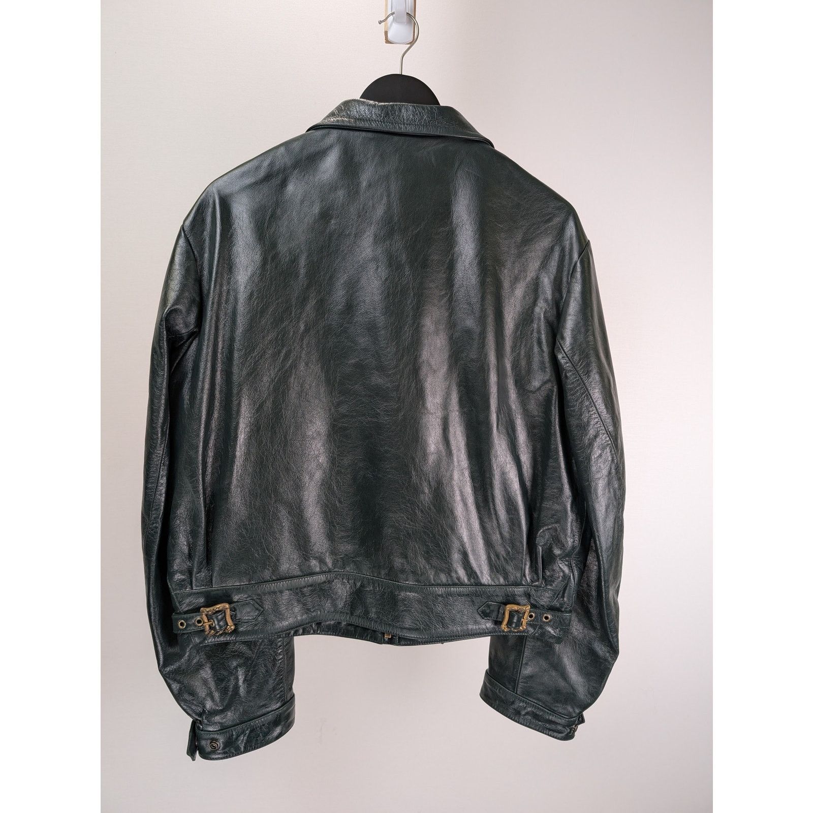Enfants Riches Deprimes o1rshd1 Scorpio Rising Leather Jacket in Deep Green Size US XL / EU 56 / 4 - 8 Thumbnail