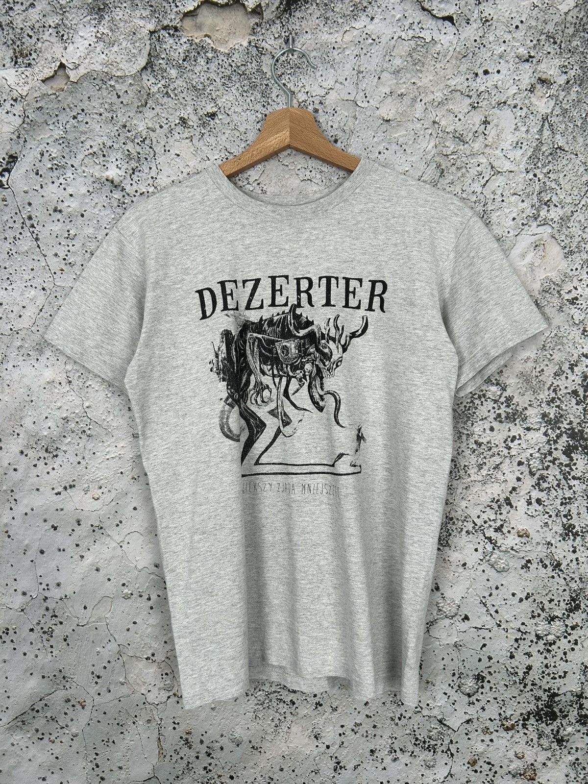 Band Tees Vintage Dezerter Polish Rock Band Tee Punk Alternative Metal Size US S / EU 44-46 / 1 - 1 Thumbnail
