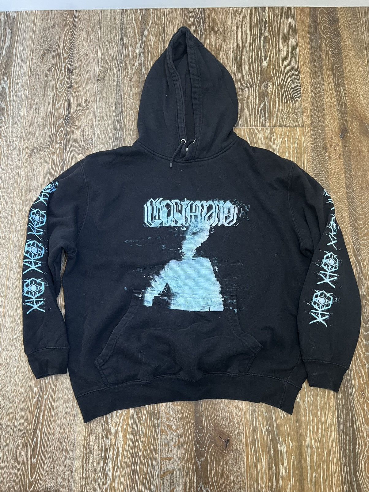 GHOSTEMANE Ghostemane 2023 glitch tour hoodie Size US XL / EU 56 / 4 - 1 Thumbnail