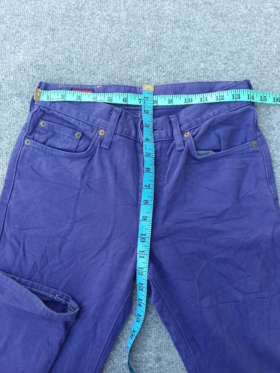 Edwin EDWIN 503 Purple Bell Bottom Flare Denim Jeans Size US 28 / EU 44 - 3 Thumbnail
