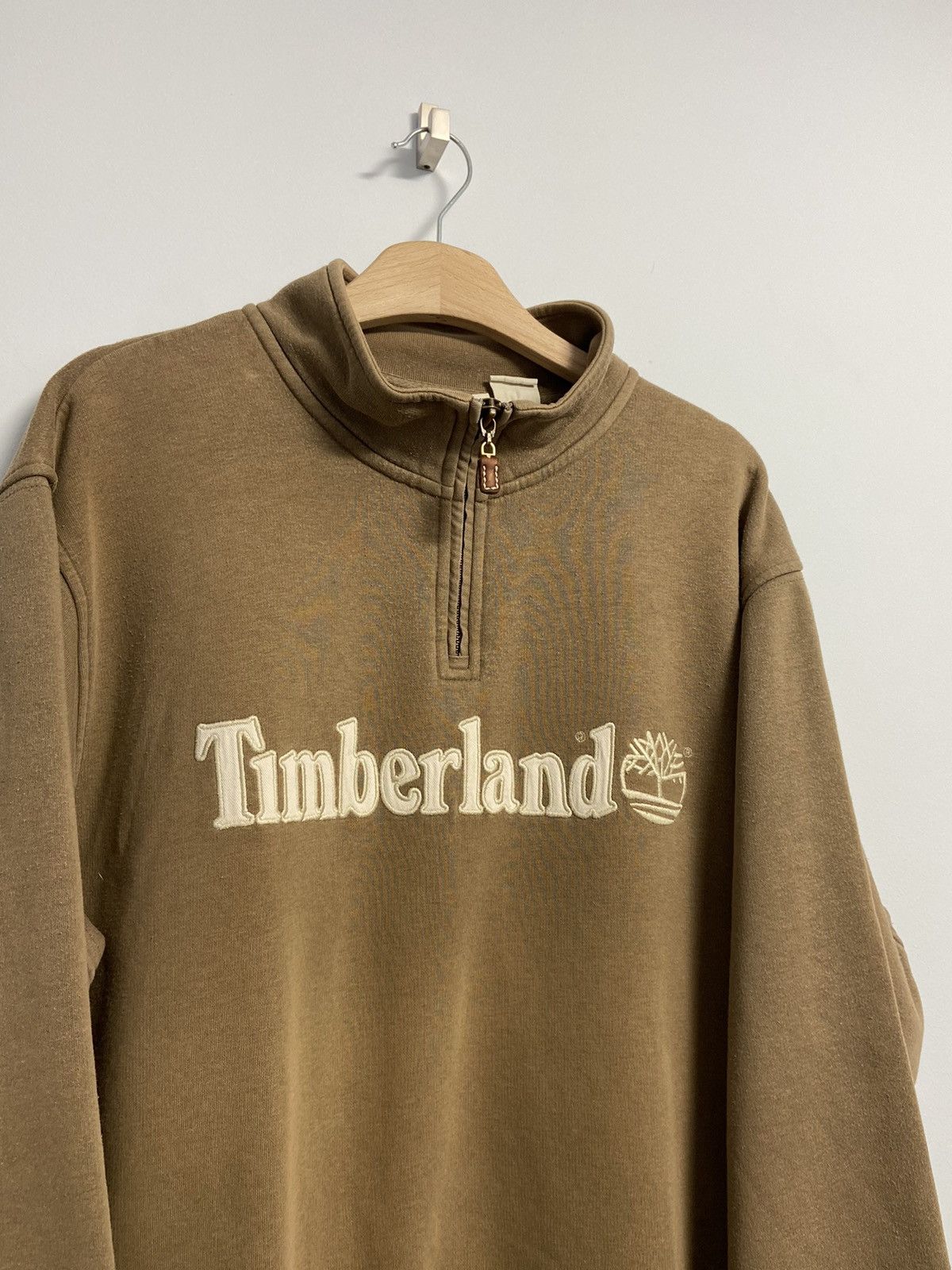 Timberland Timberland 1/3 zip Vintage y2k style Brown Size US L / EU 52-54 / 3 - 2 Thumbnail