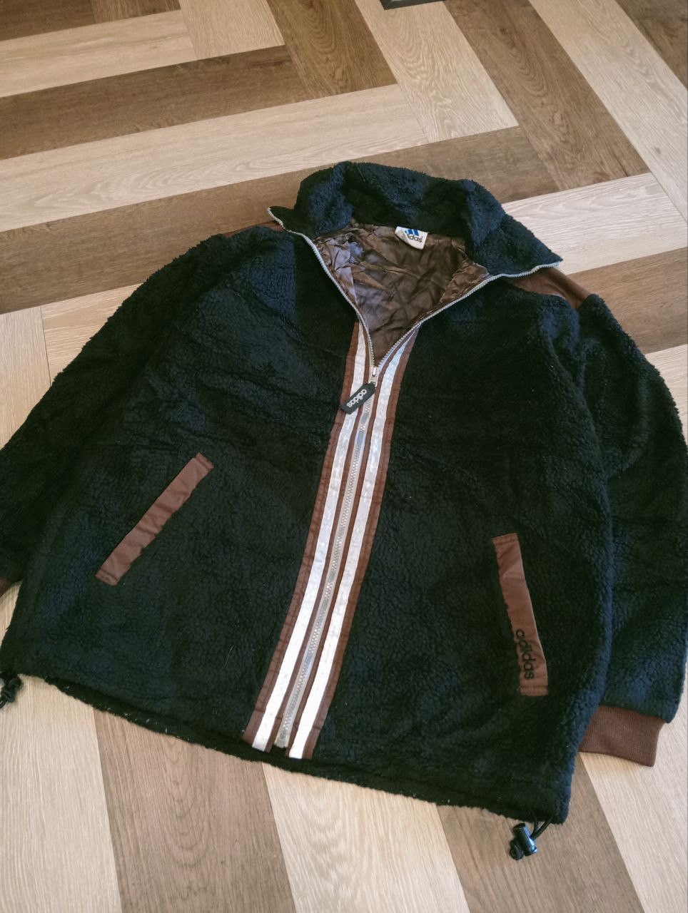 Adidas VINTAGE ADIDAS SHERPA JACKET Size US L / EU 52-54 / 3 - 3 Thumbnail
