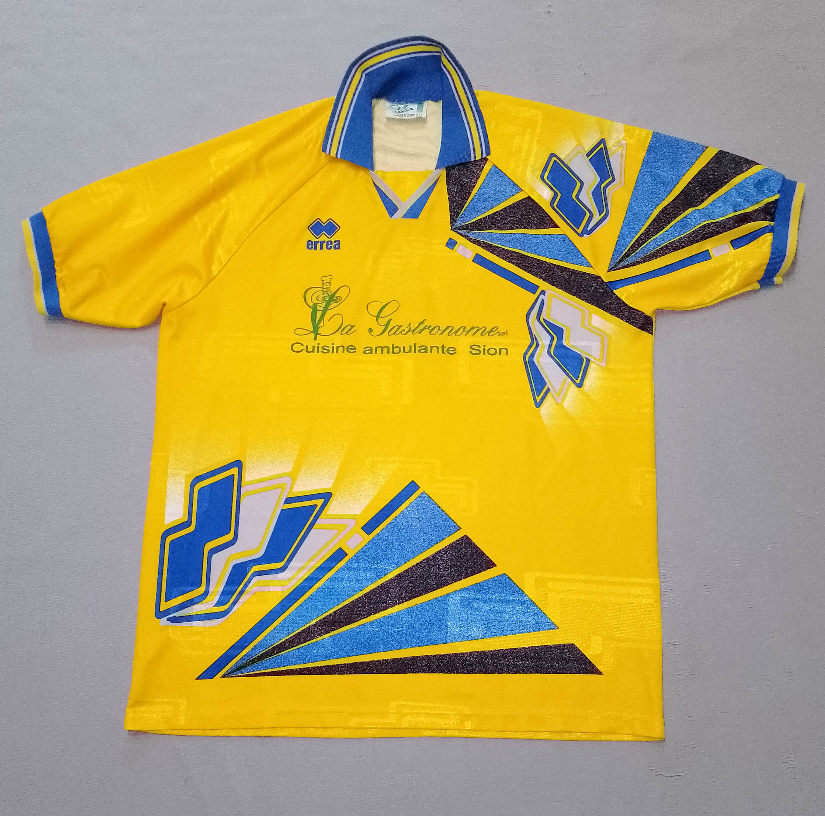 Errea 1990s Away Football Shirt Erreà Jersey #7 Retro Soccer Top Size US XXL / EU 58 / 5 - 1 Thumbnail