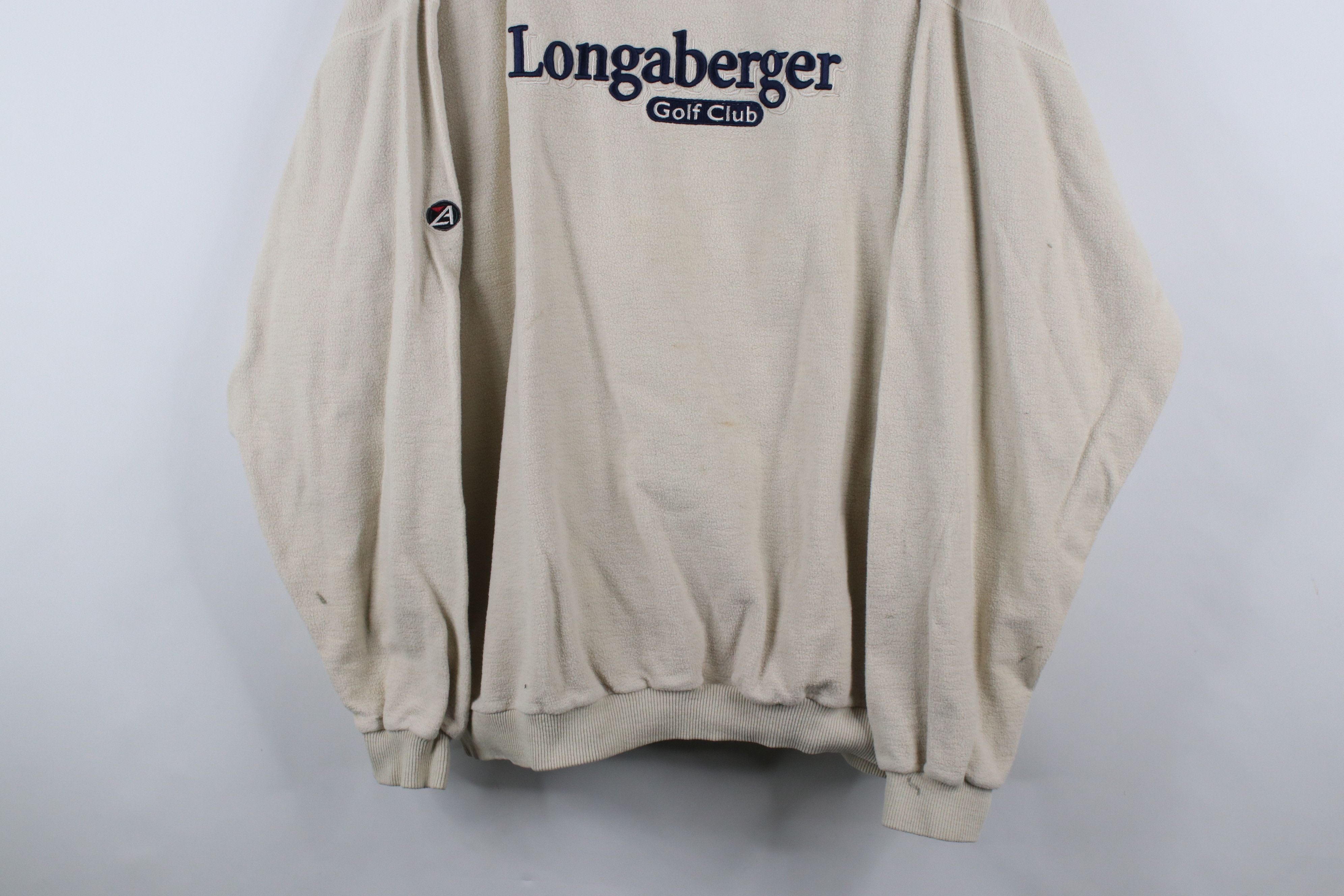 Vintage Vintage Reverse Longaberger Golf Club Sweatshirt Beige Size US XL / EU 56 / 4 - 3 Thumbnail