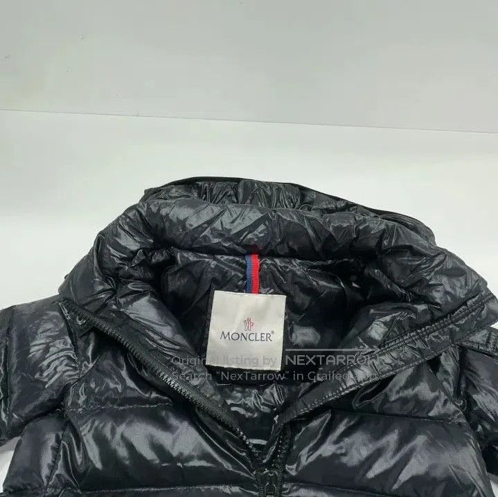 Moncler Moncler Kids MOKA Logo Hooded Long Down Jacket. Size US XXL / EU 58 / 5 - 7 Thumbnail